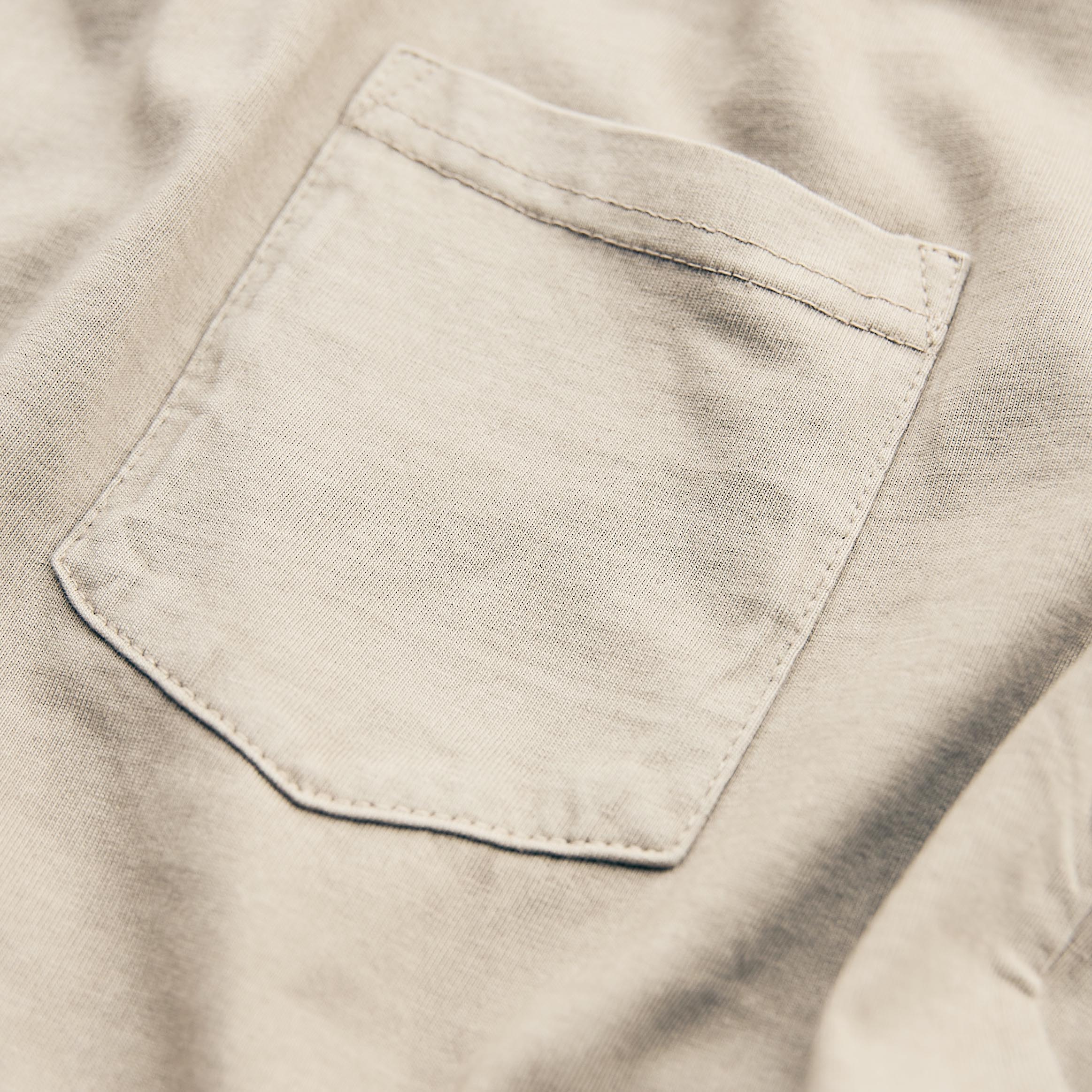 Iron & Resin - Faded Pocket Tee - Natural
