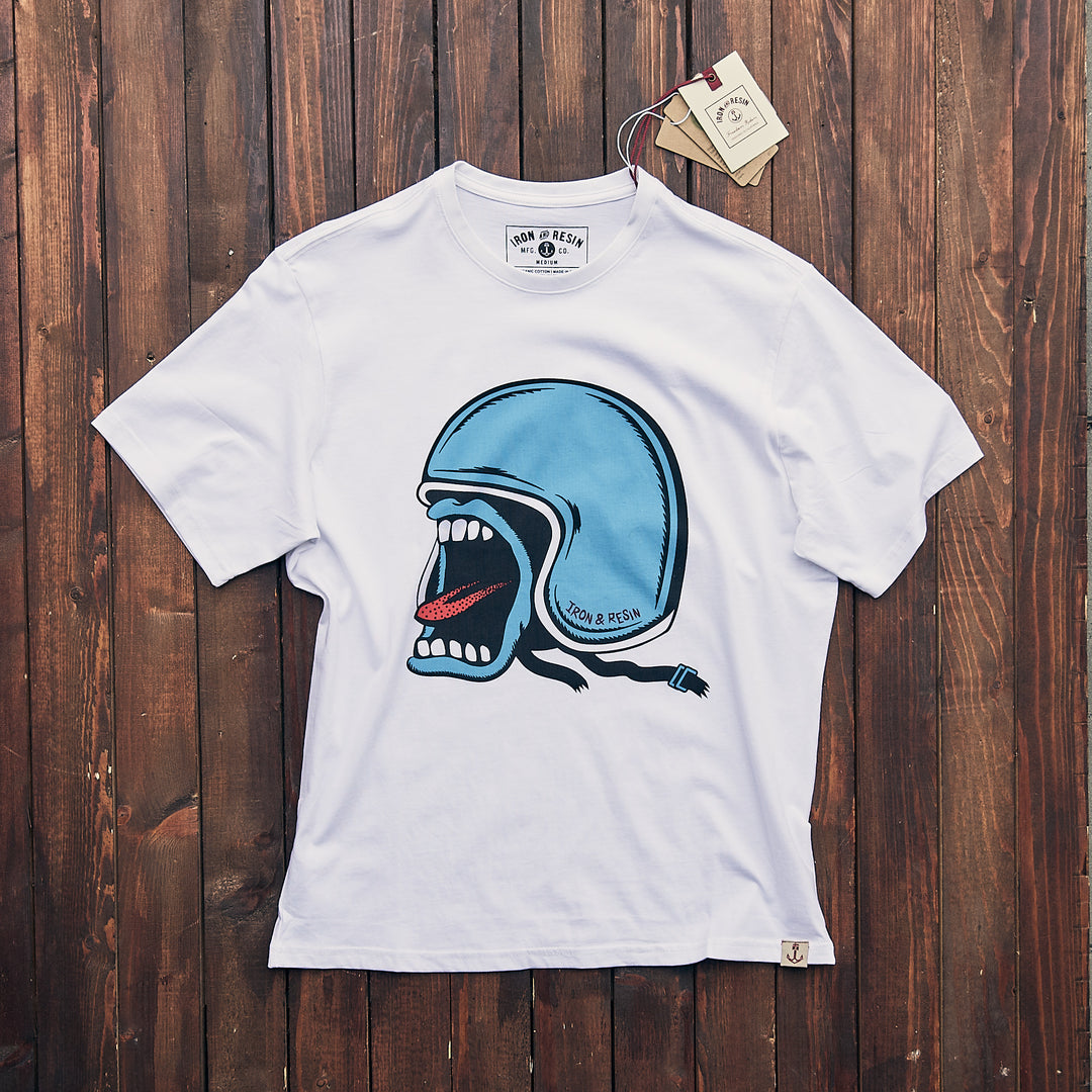 Iron & Resin - Screaming Helmet Tee