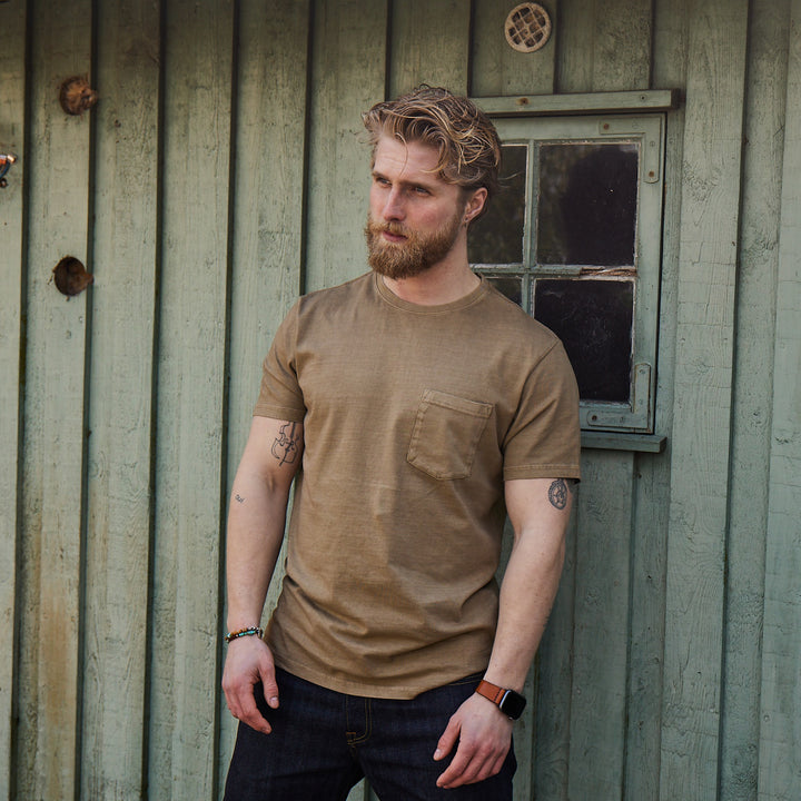 Iron & Resin - Faded Pocket Tee - Bronze