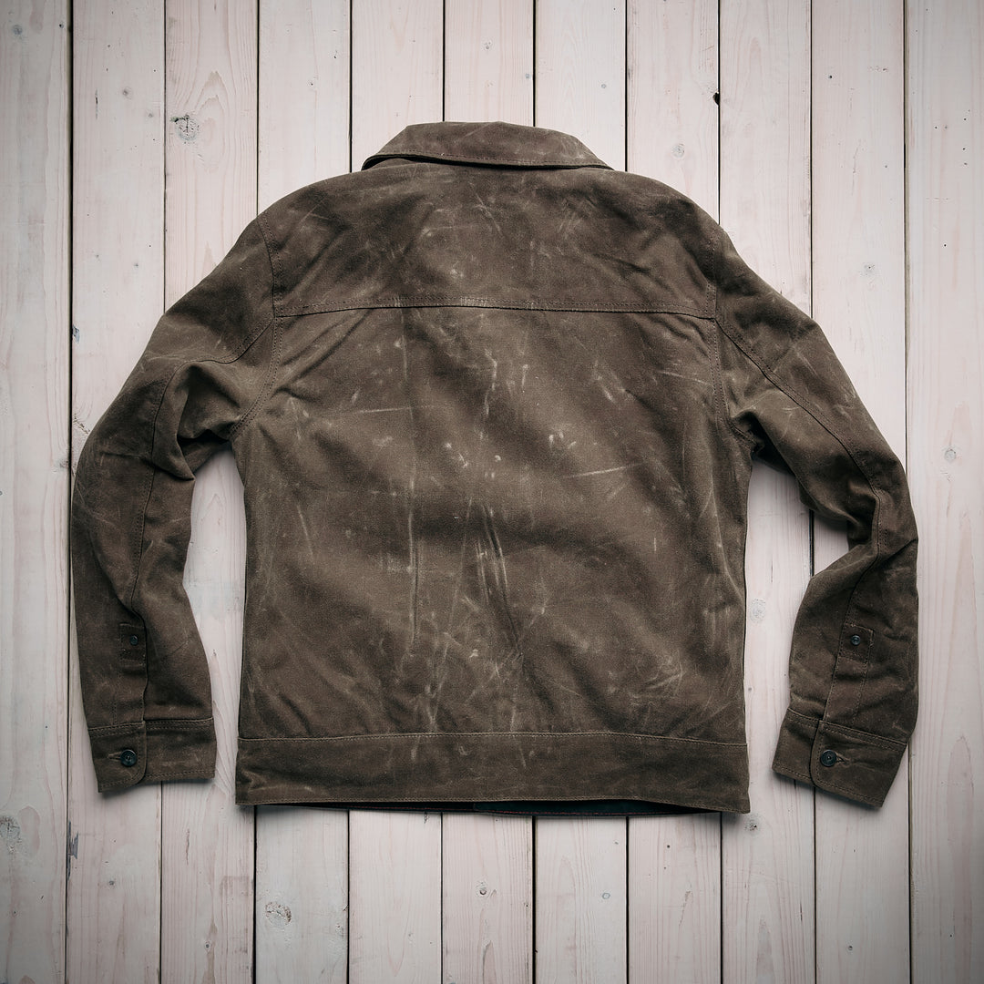 Iron & Resin - The Mechanic Oiled Canvas Jacket - Dark Brown