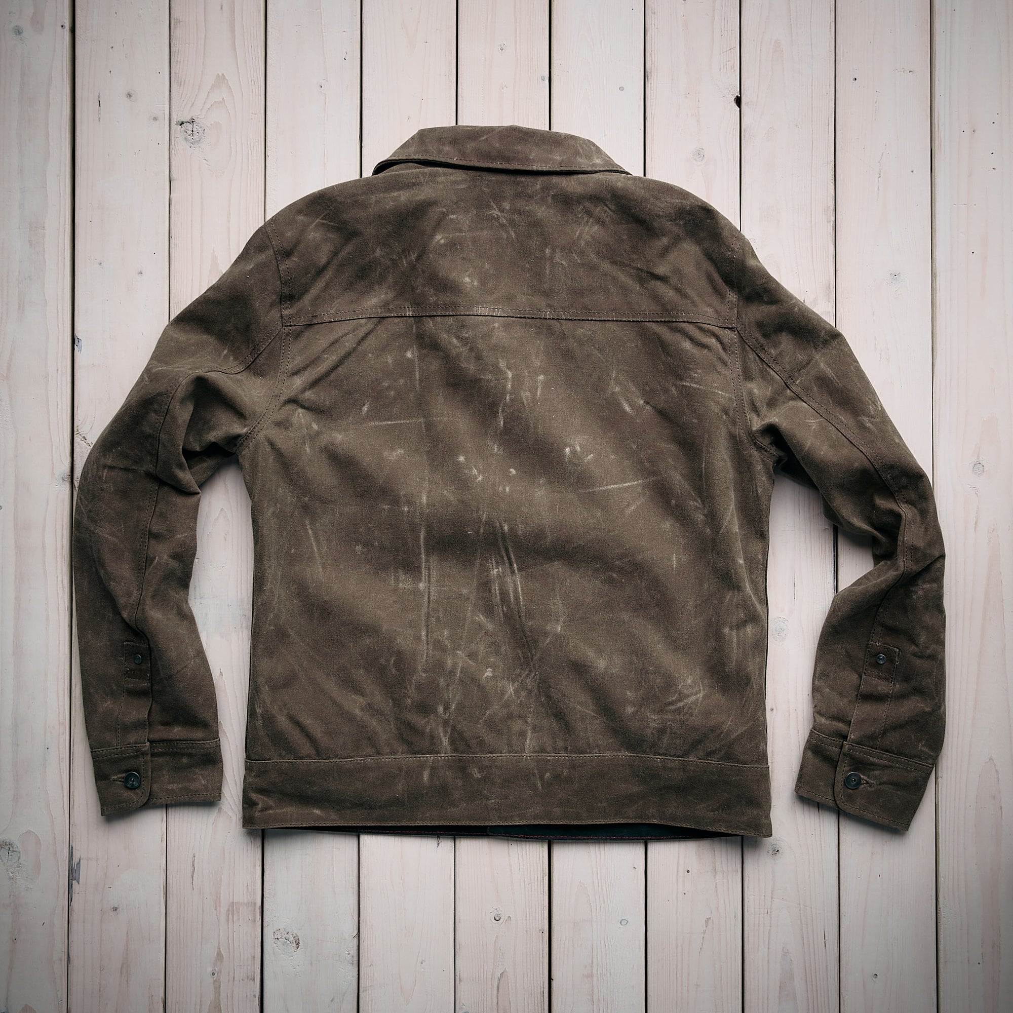 Iron & Resin - The Mechanic Oiled Canvas Jacket - Dark Brown