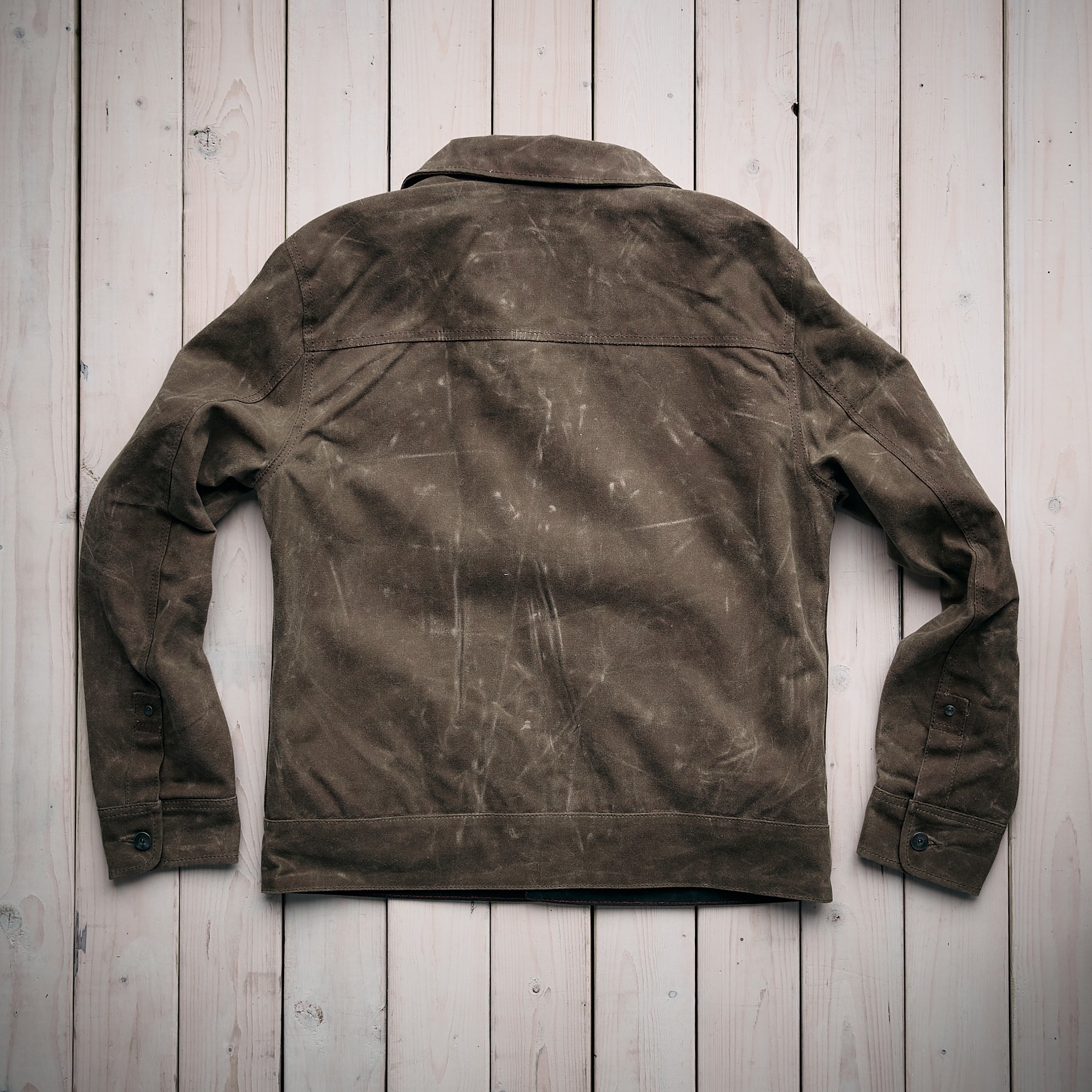 Iron & Resin - The Mechanic Oiled Canvas Jacket - Dark Brown