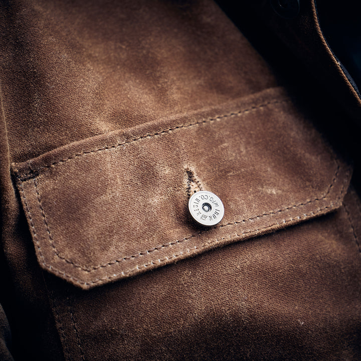 Iron & Resin - The Mechanic Oiled Canvas Jacket - Tan