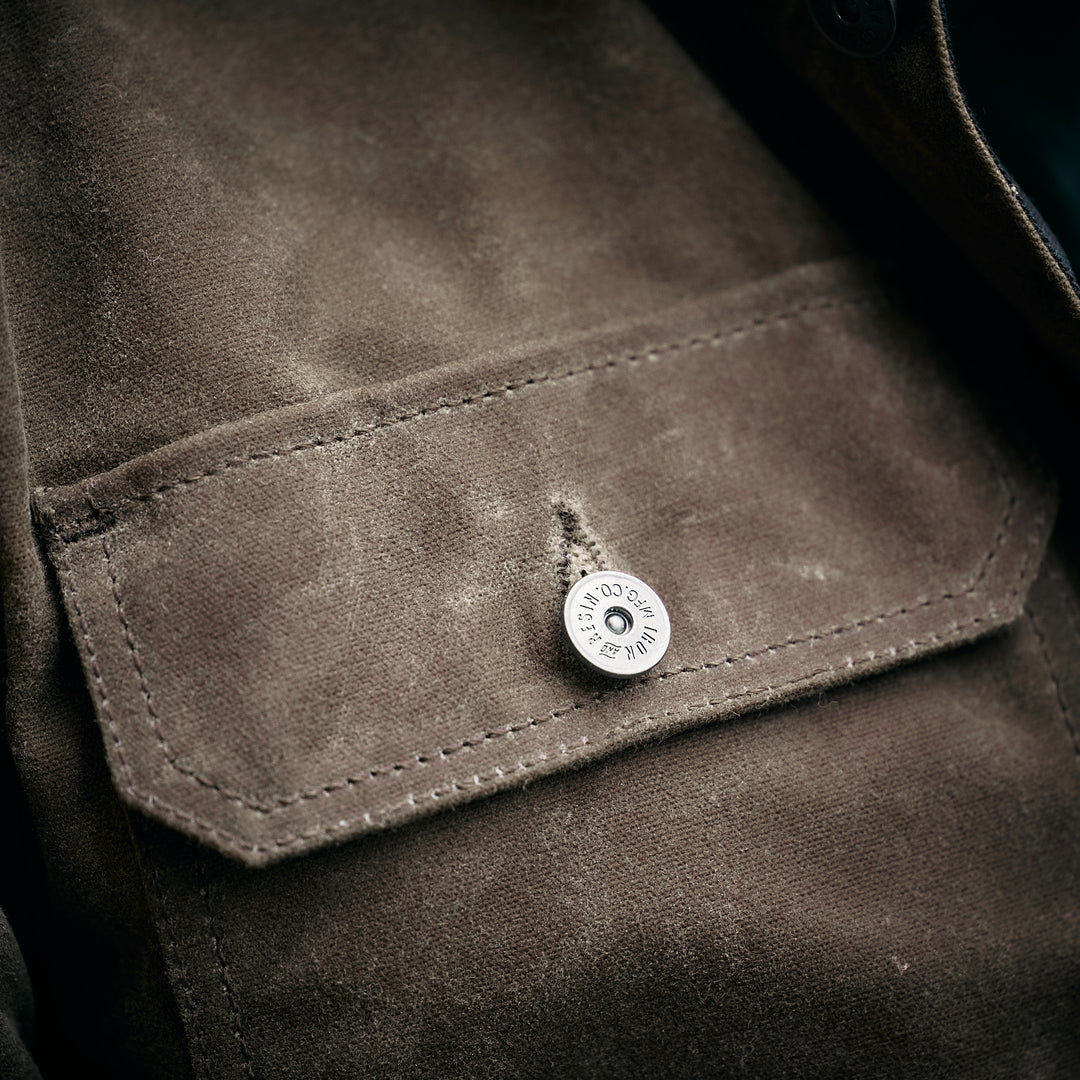 Iron & Resin - The Mechanic Oiled Canvas Jacket - Dark Brown