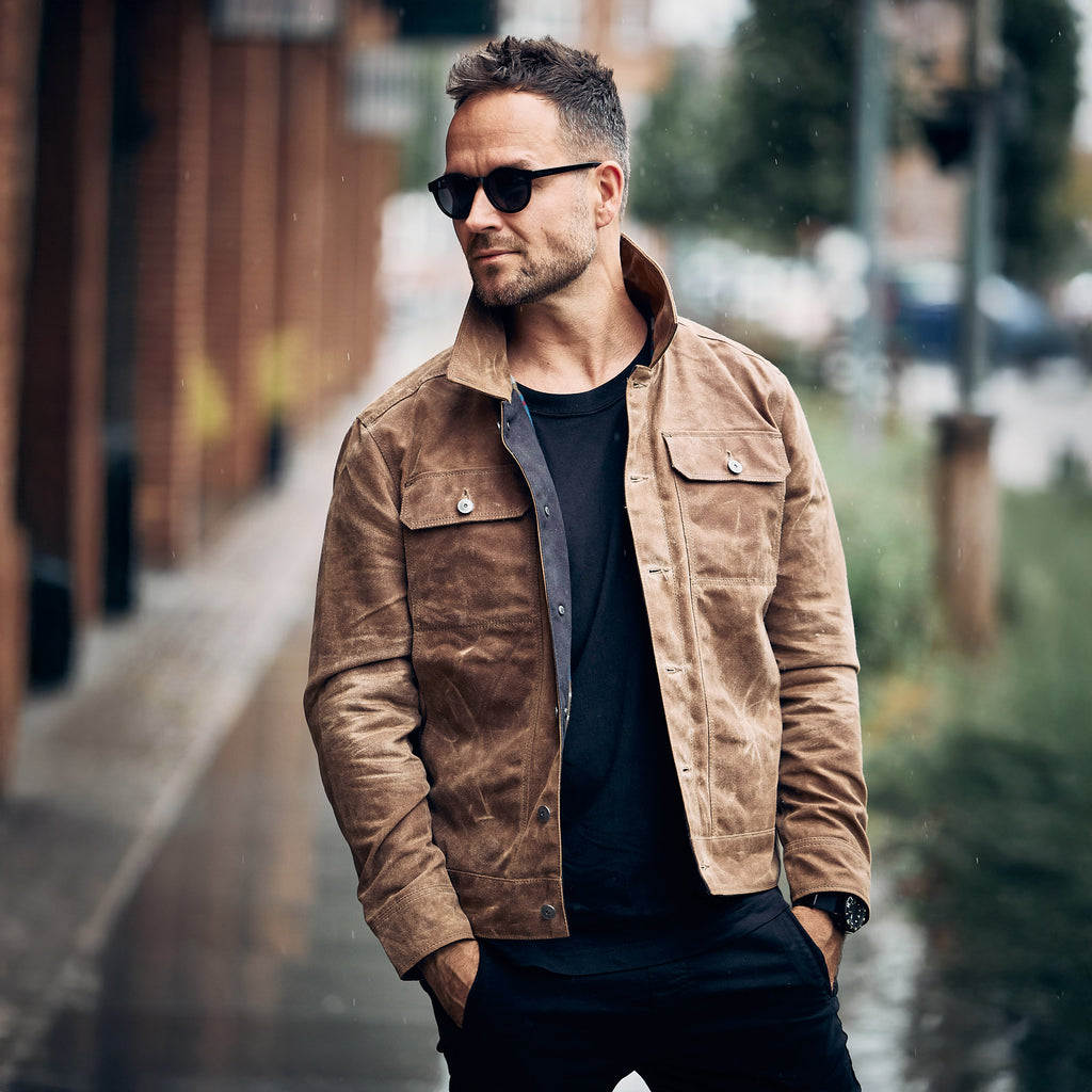 Iron & Resin - The Mechanic Oiled Canvas Jacket - Tan