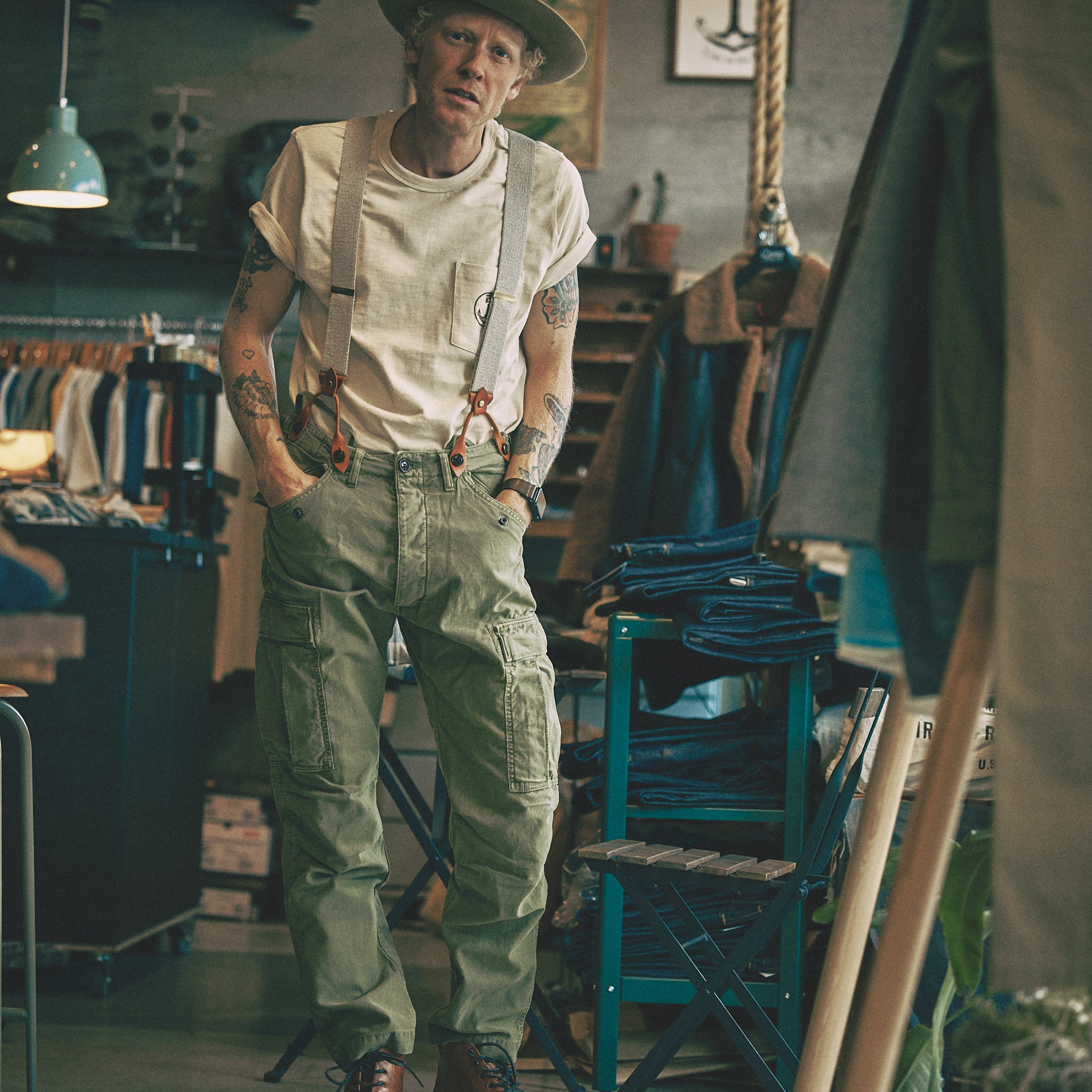 CHESAPEAKE'S - Cargo Pants M51 - Green