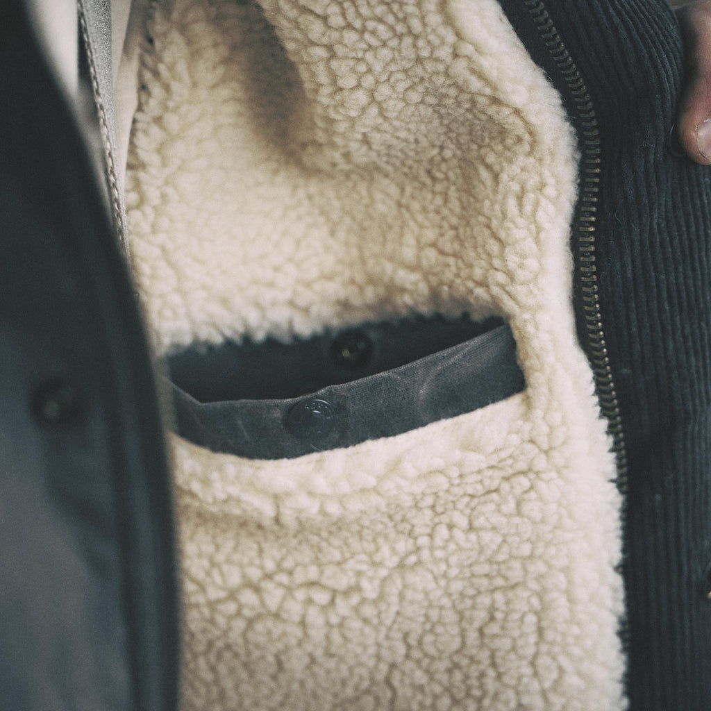 Schott - Waxed Cotton Country Men's Jacket - Gray