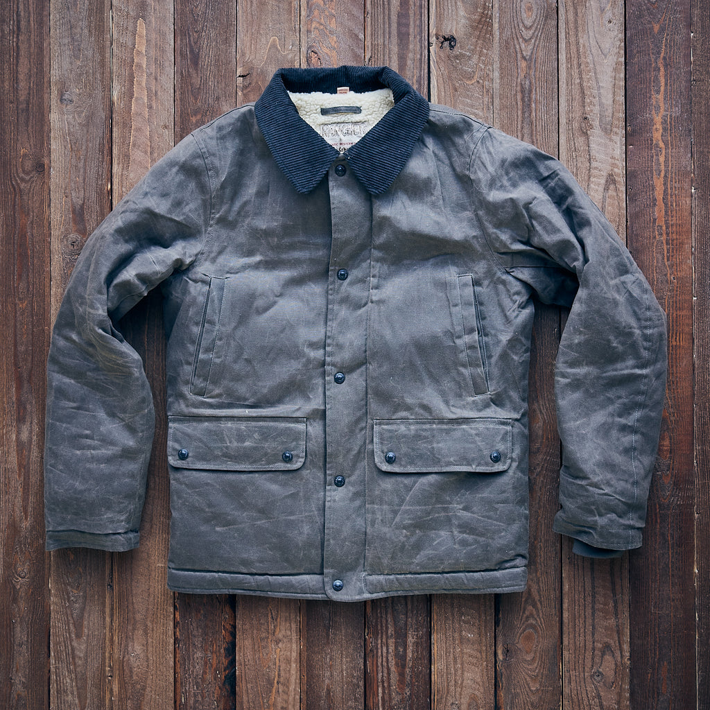 Schott - Waxed Cotton Country Men's Jacket - Gray