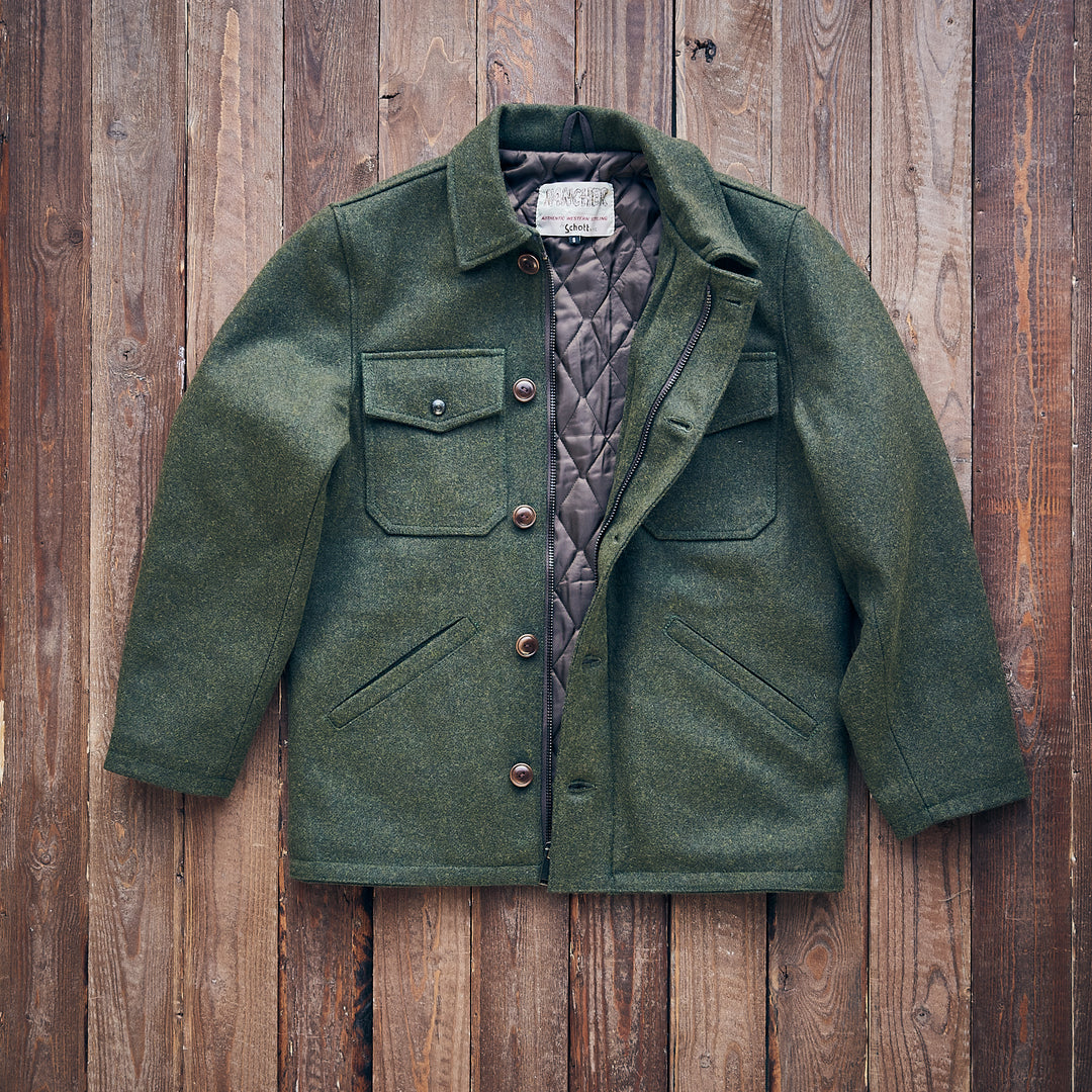 Schott - The Grandville Jacket - Green Wool