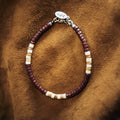 BLACK PEARL CRÉATIONS - Mini Heishi - Brun/hvid