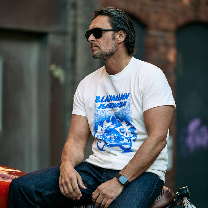 Blaumann jeans - T-shirt - Motorcycle