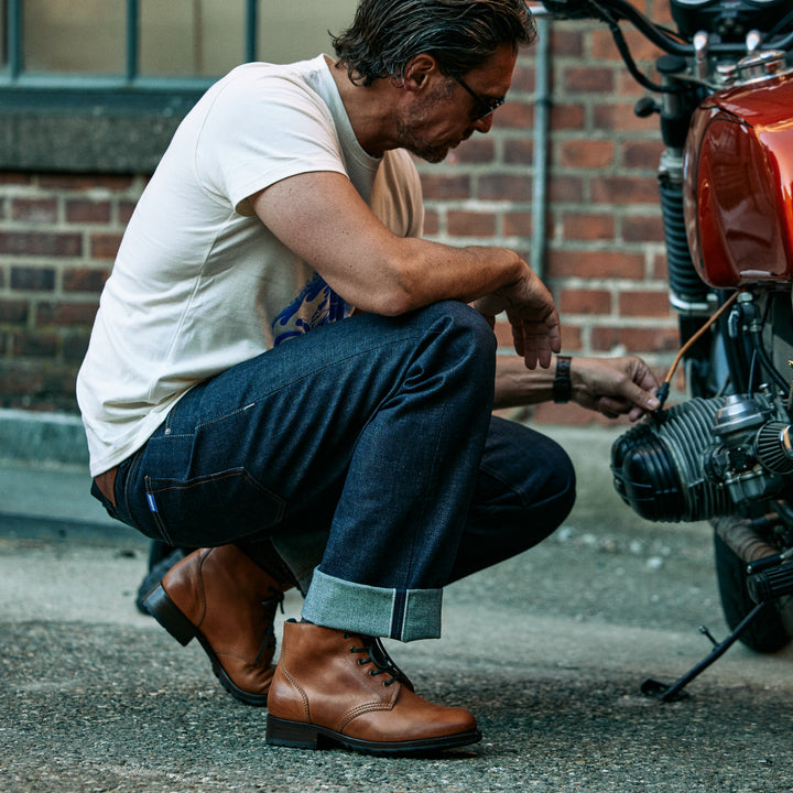 Oodoo Boots - The Work Boots - Cognac Tan Leather