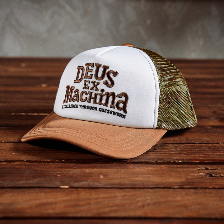 DEUS EX MACHINA - Guesswork Trucker - grøn/hvid