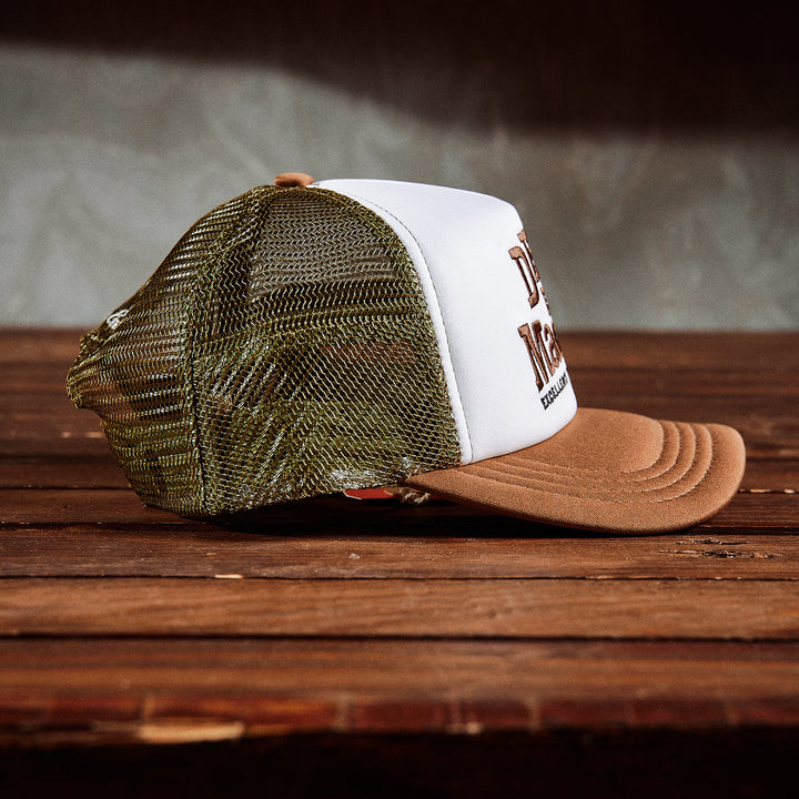 DEUS EX MACHINA - Guesswork Trucker - grøn/hvid