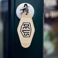 Deus Ex Machina - Motel Key Hanger Gul/Beige
