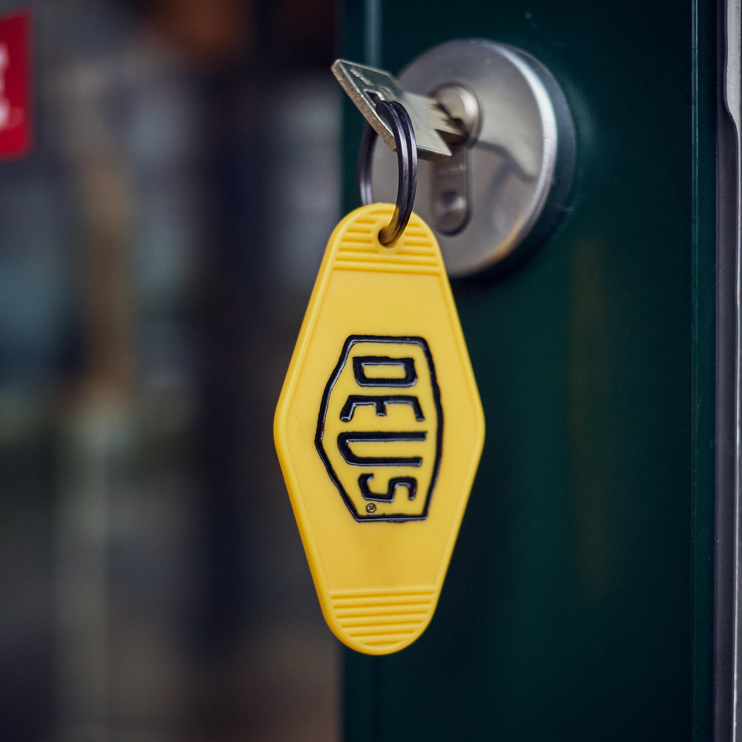 Deus Ex Machina - Motel Key Hanger Yellow