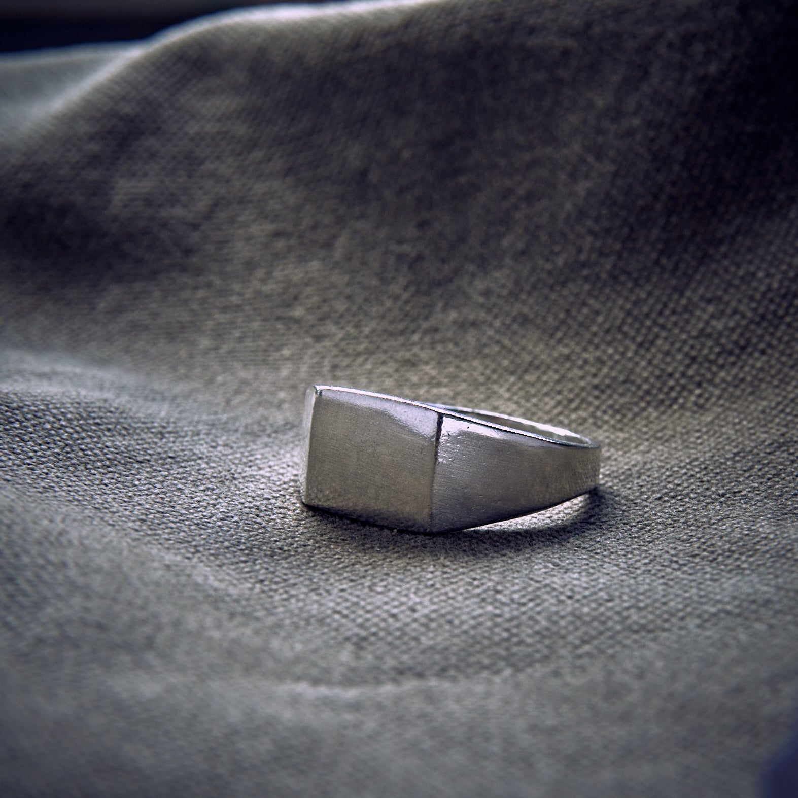 Ring - Jake's Signet #01 - Sølv