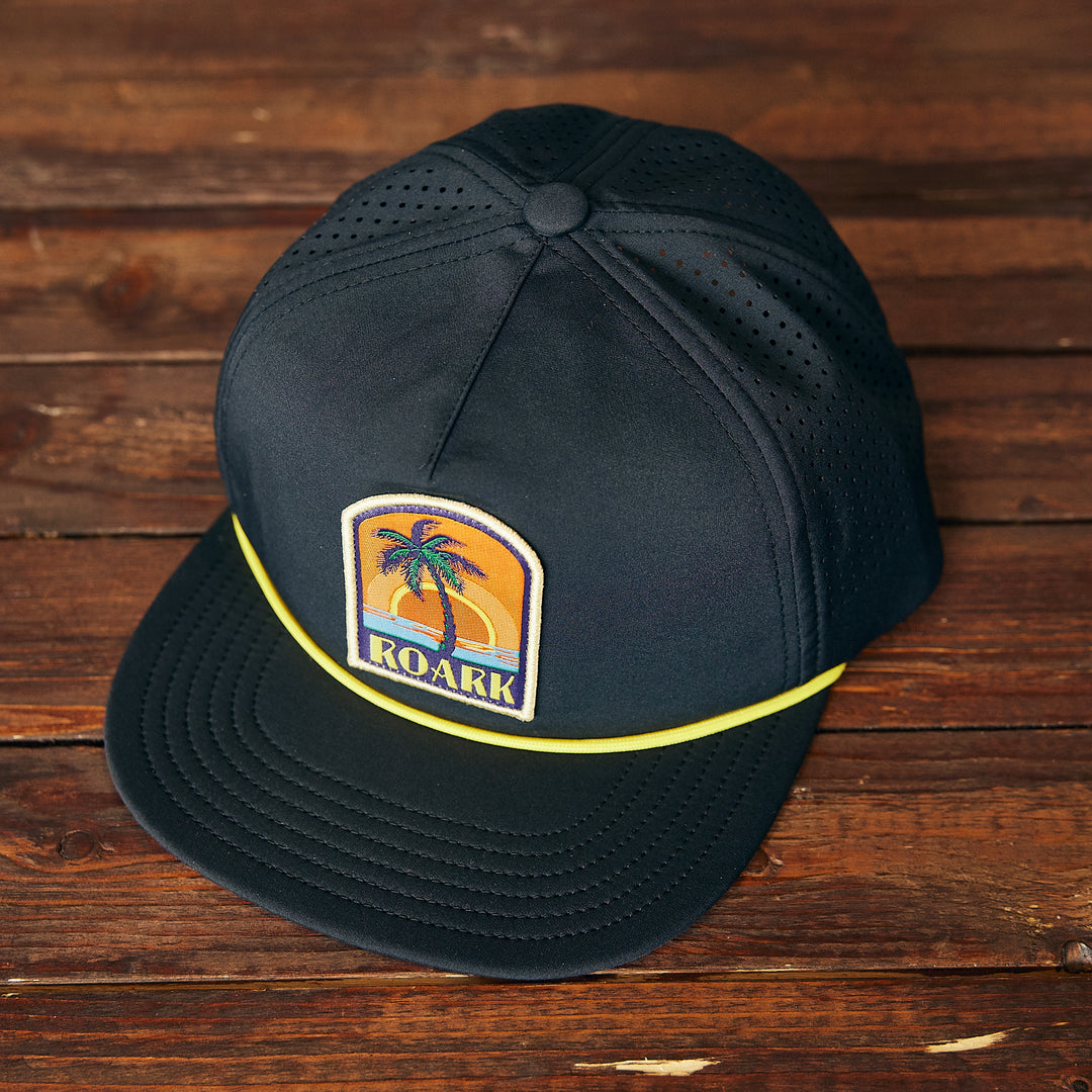 Roark - HYBRO/Palms cap - BLACK