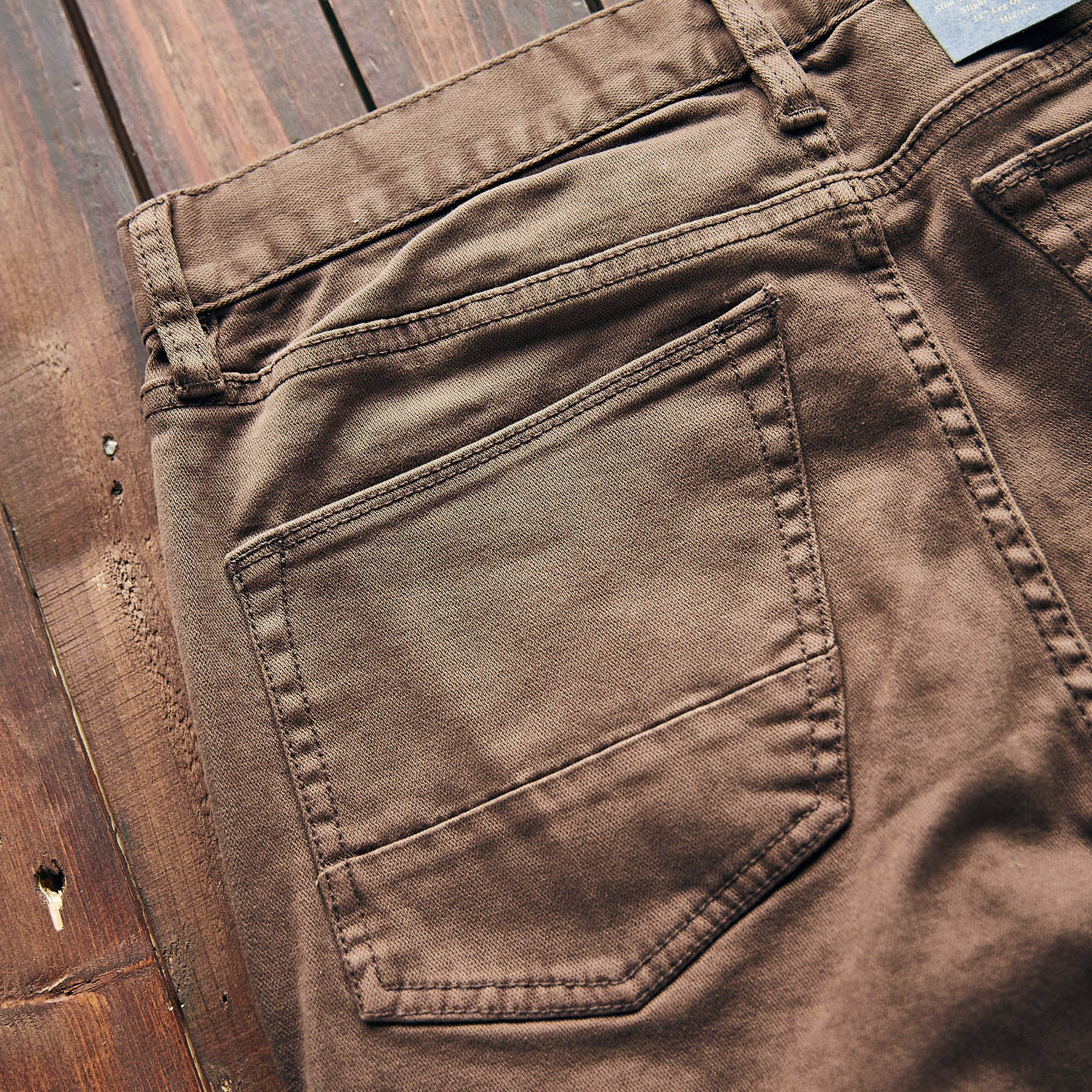 Roark - HWY 133 Slim Fit Broken Twill - Brown