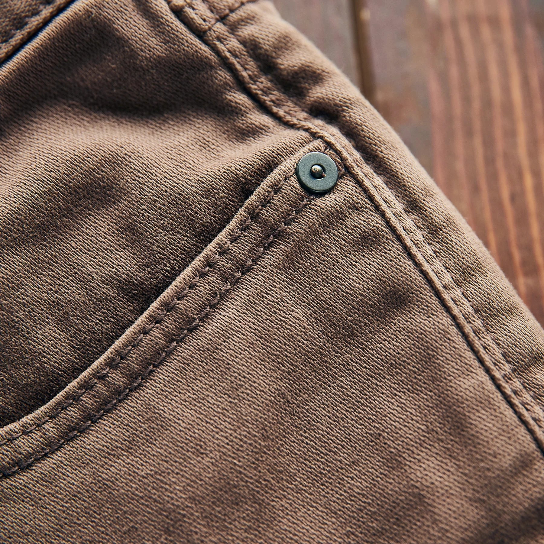 Roark - HWY 133 Slim Fit Broken Twill - Brown
