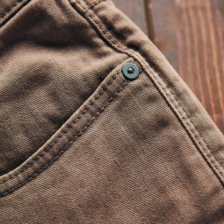 Roark - HWY 133 Slim Fit Broken Twill - Brown