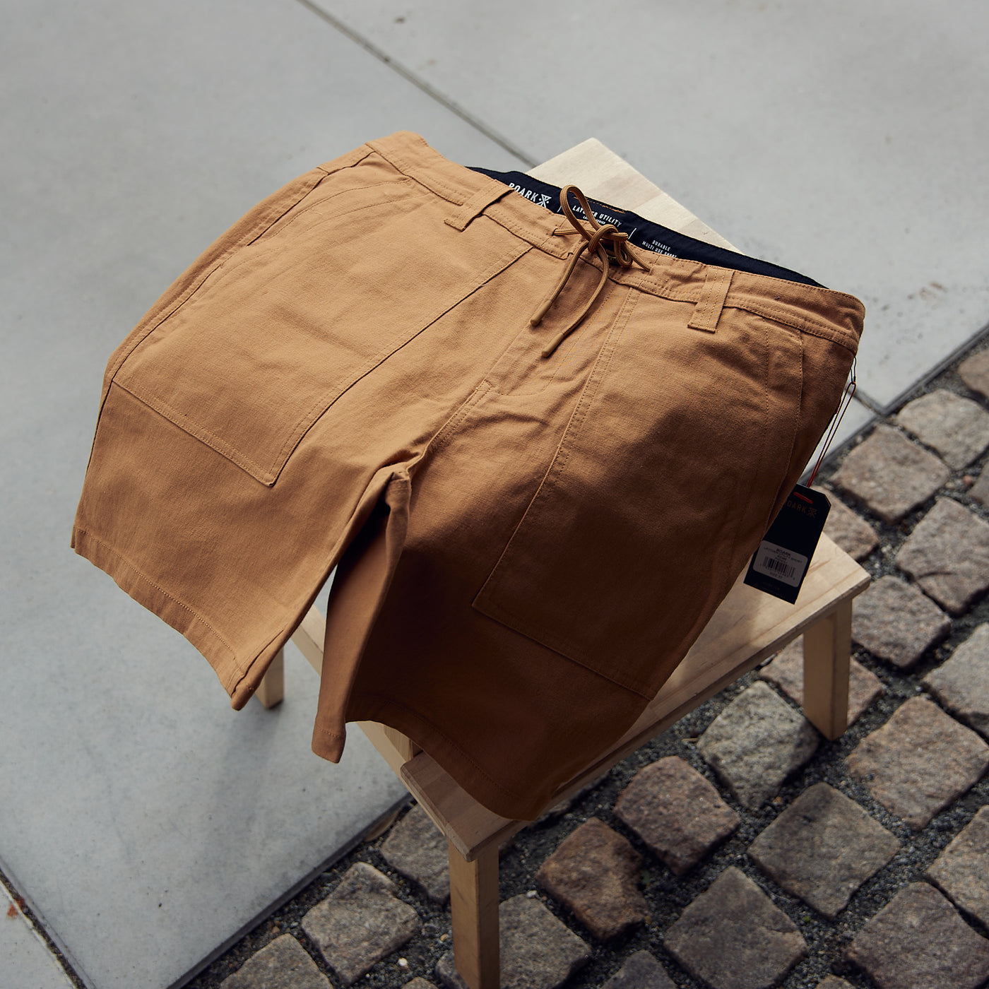 Roark - Layover Utility Shorts 18" - Lys-brun