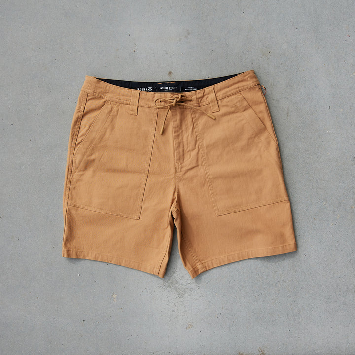 Roark - Layover Utility Shorts 18" - Lys-brun