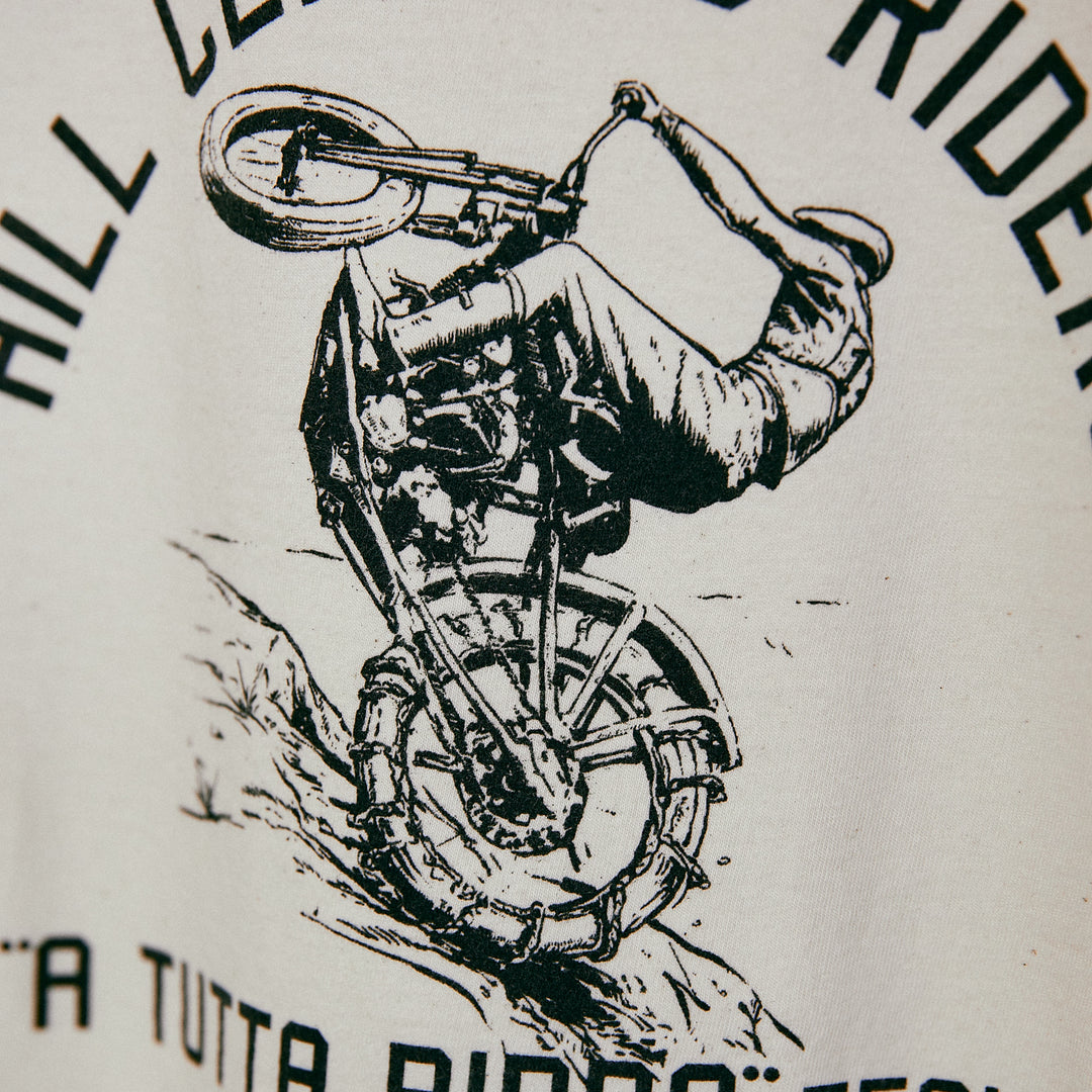 Hen's Teeth - T-SHIRT Warm White - Hill Climb