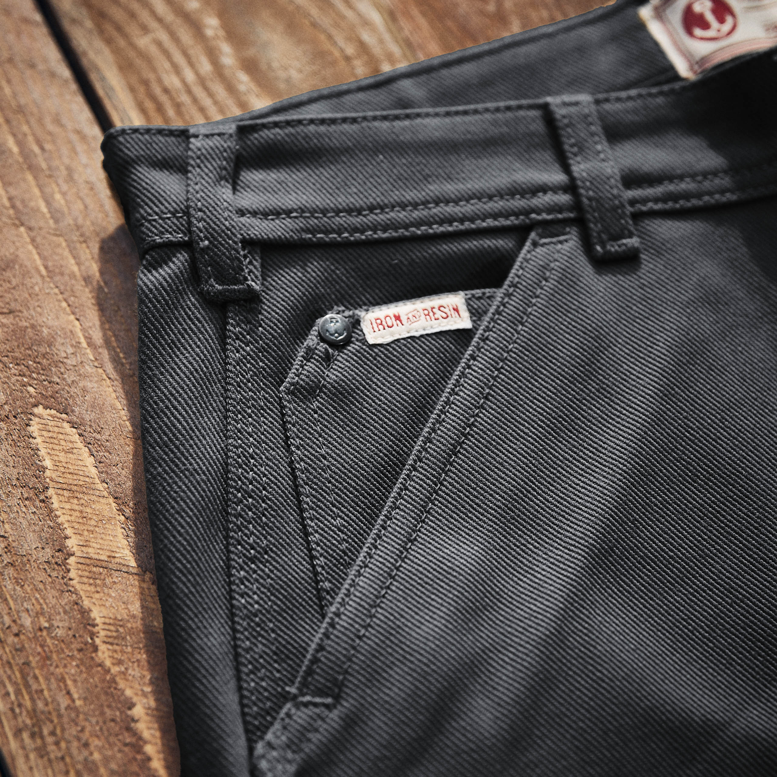 Iron & Resin - Harrison Heavy Twill Pants - Charcoal (Grå)