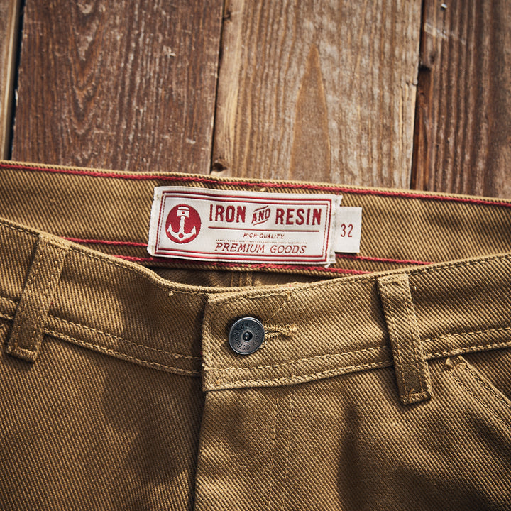 Iron & Resin - Harrison Heavy Twill Pants - Tan