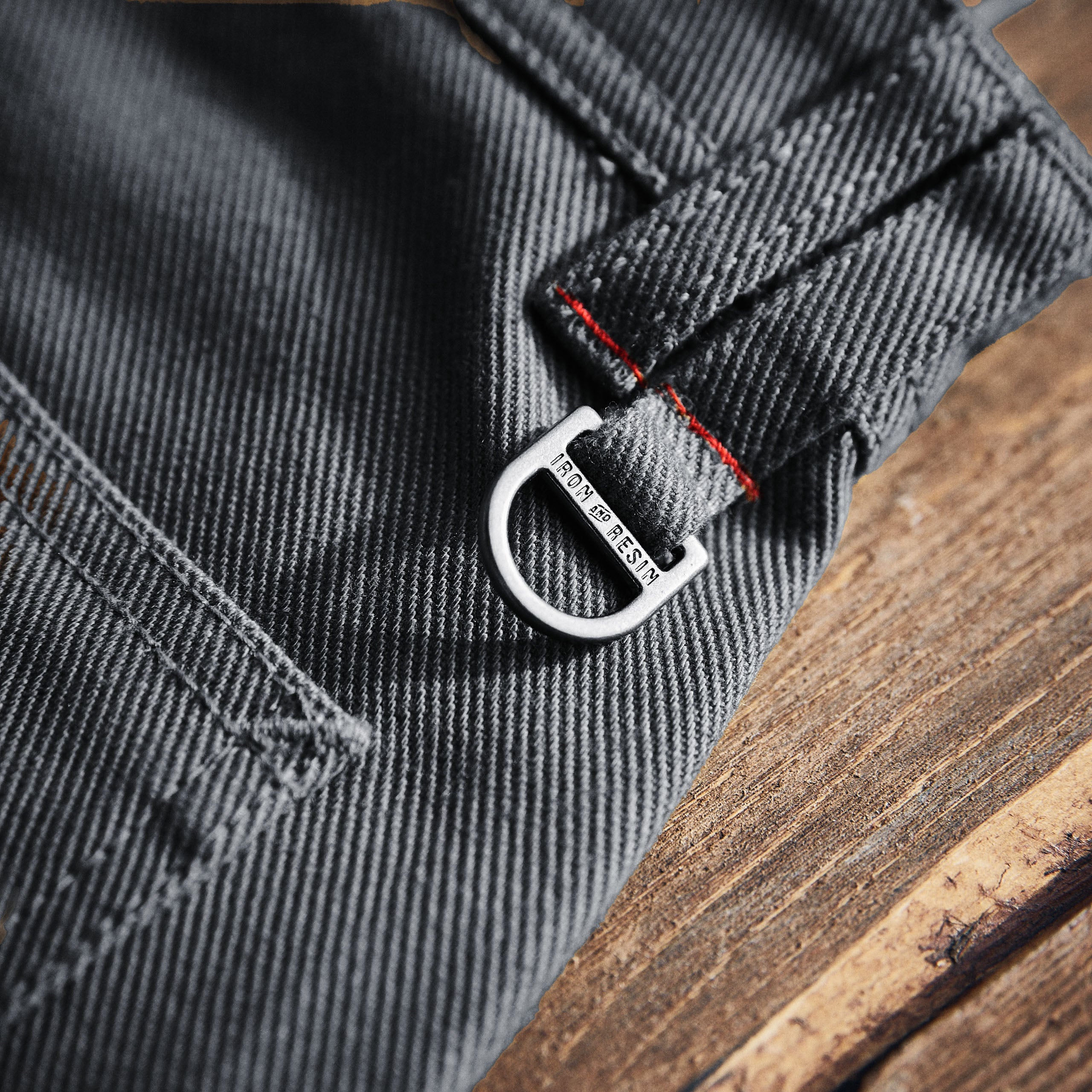 Iron & Resin - Harrison Heavy Twill Pants - Charcoal (Grå)