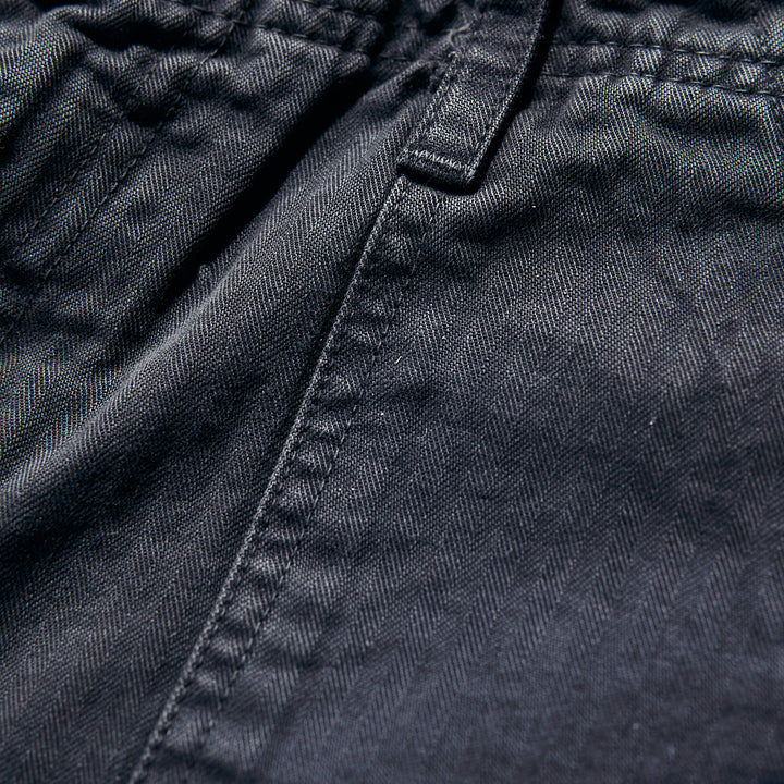 Iron & Resin - BRIGADE HERRINGBONE SHORT - Charcoal-Black