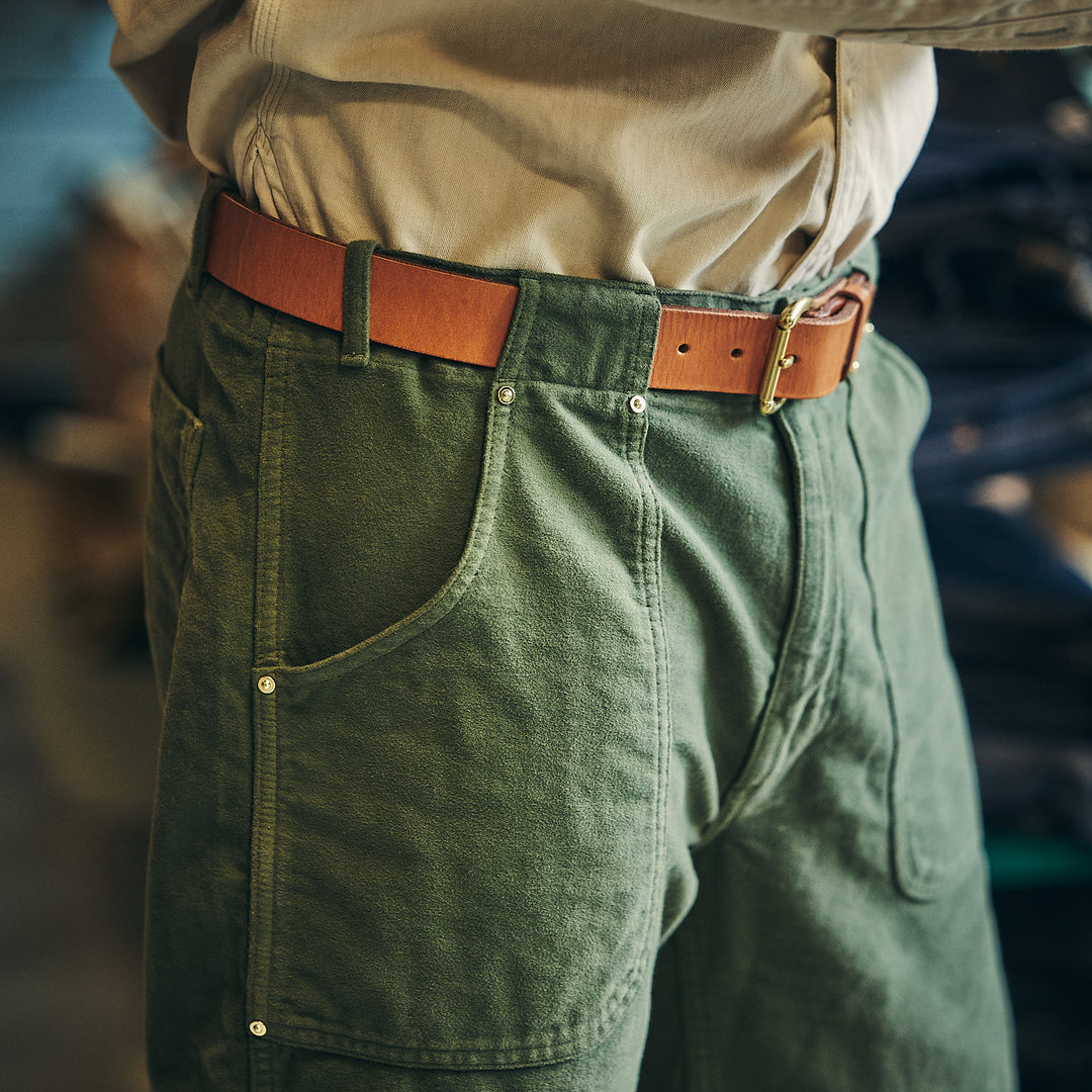 Hen's Teeth - Fatigue Pants Moleskin - Green