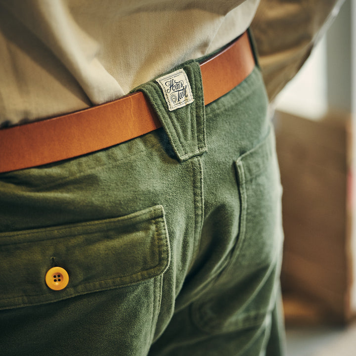 Hen's Teeth - Fatigue Pants Moleskin - Green