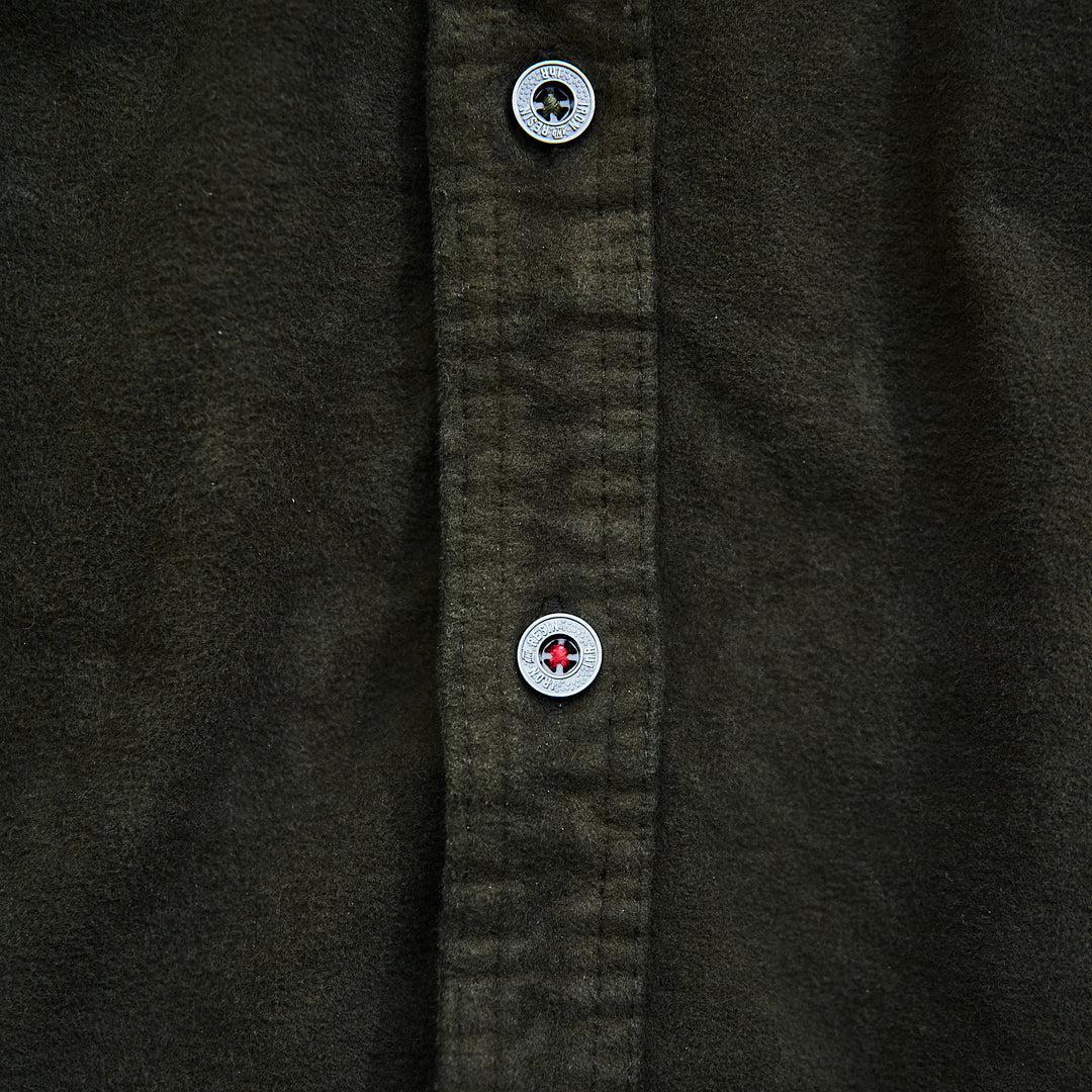 Iron & Resin - Journeyman Moleskin Shirt - Green