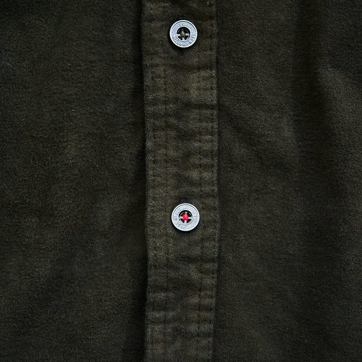 Iron & Resin - Journeyman Moleskin Shirt - Green