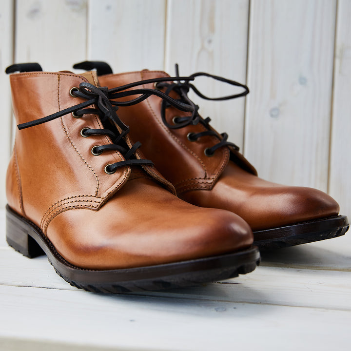 Oodoo Boots - The Work Boots - Cognac Tan Leather