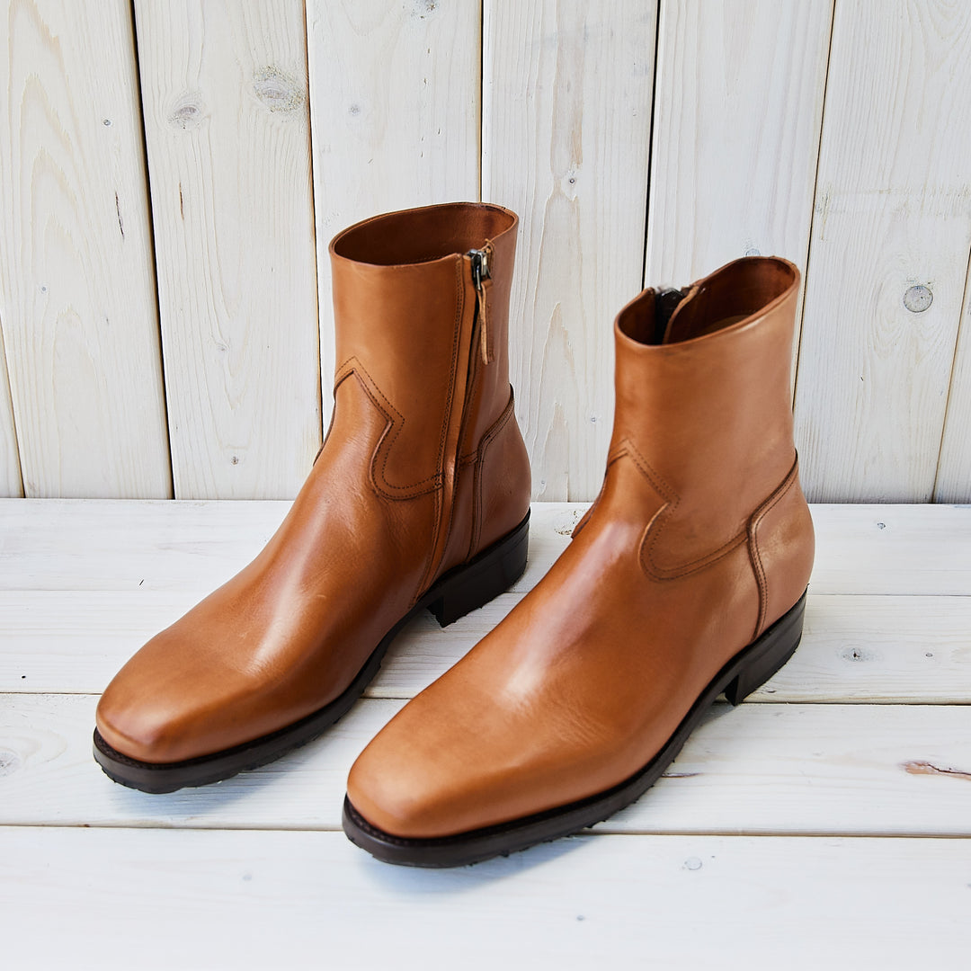 Oodoo Boots - ANTON - Cognac Tan Leather