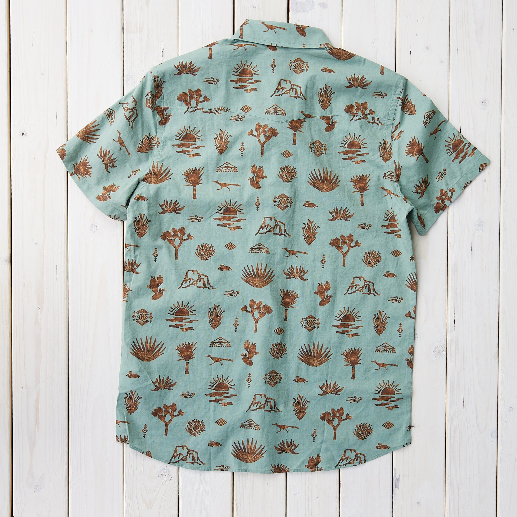 Pendleton - LARAMIE SHIRT SS YUCA VALLEY GREEN -