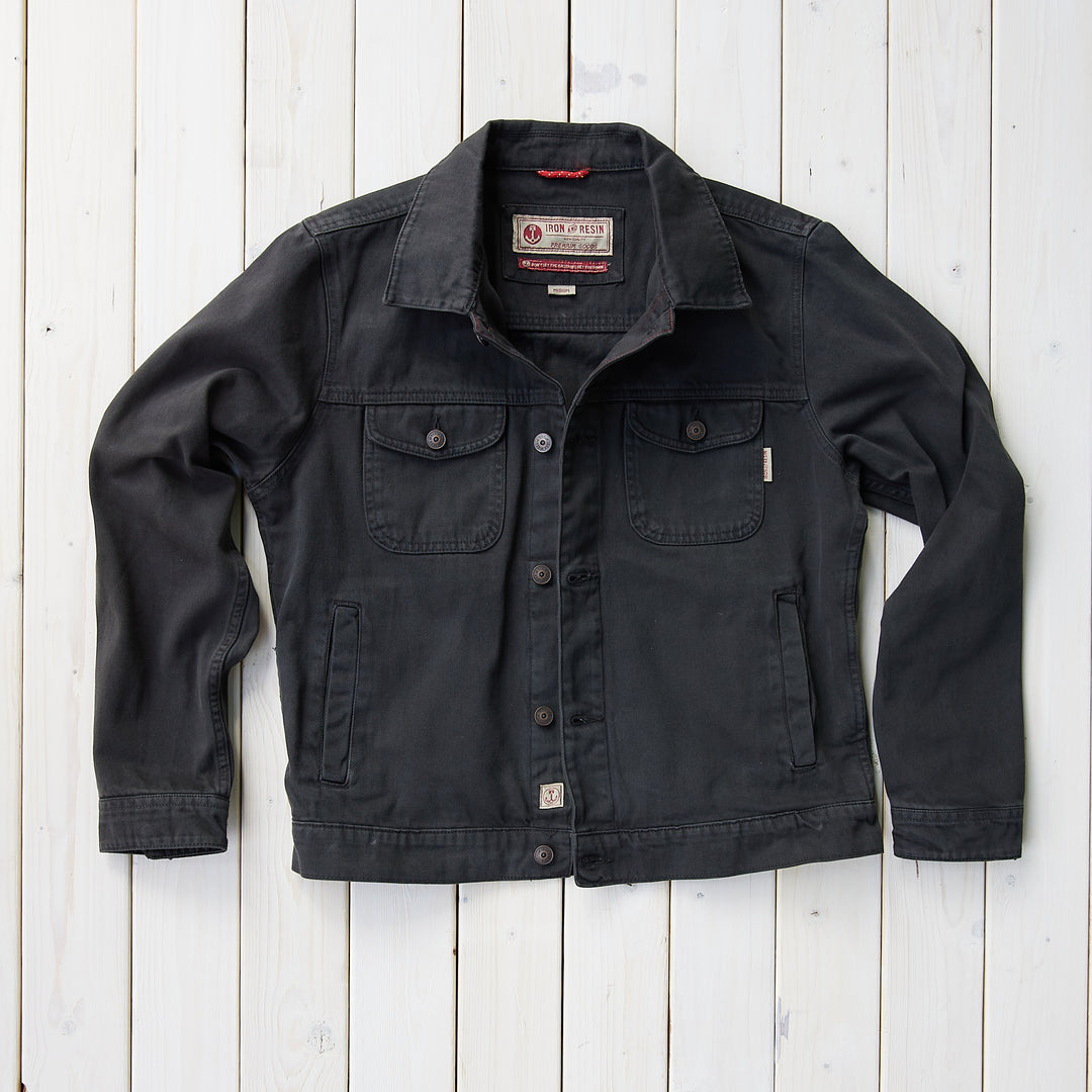 Iron & Resin - Sand Jacket - Charcoal Denim