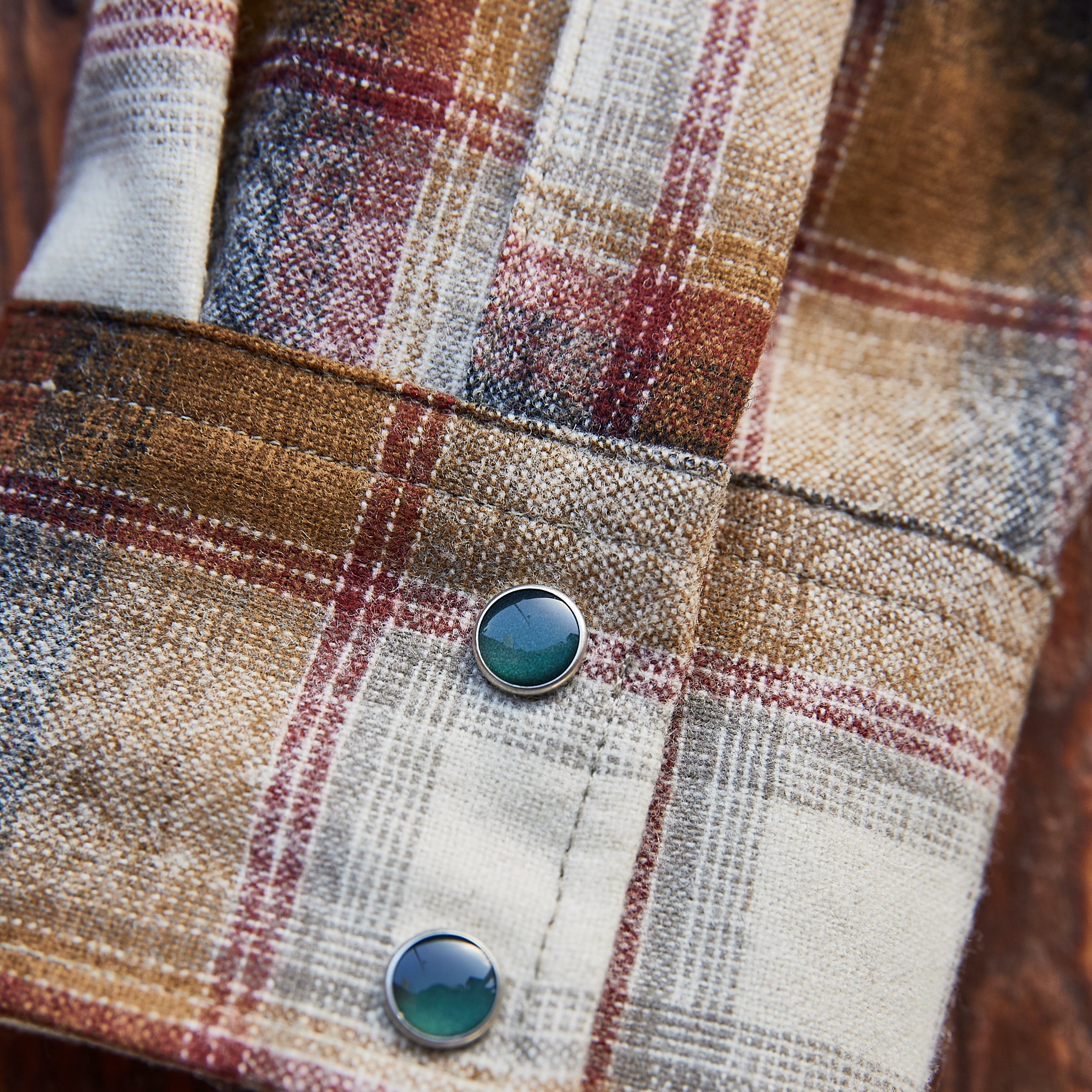 Pendleton USA - Western Canyon Wool Shirt - Copper/Brown