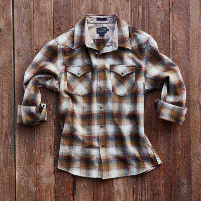 Pendleton USA - Western Canyon Shirt - Copper/Brown