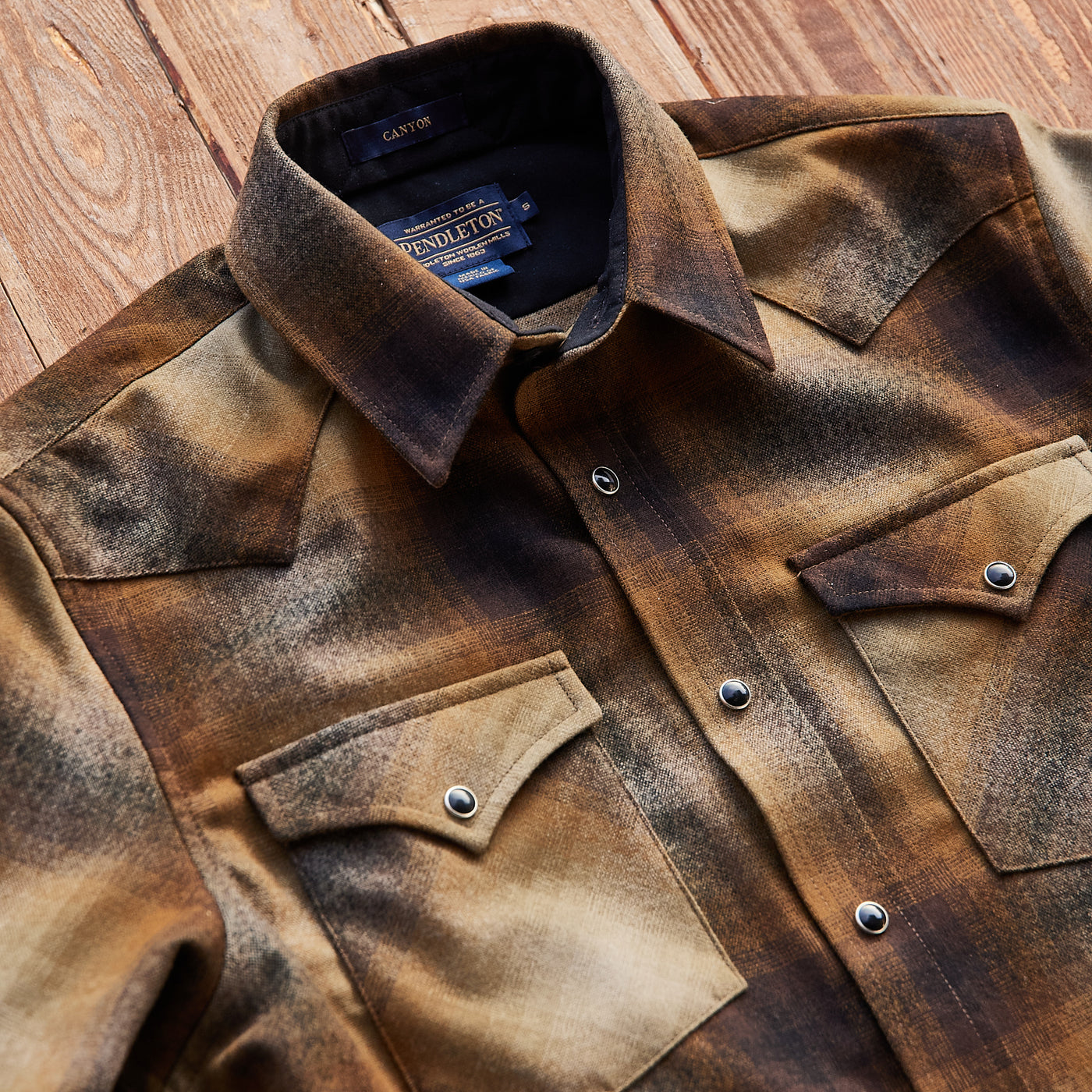 Pendleton USA - Western Canyon Shirt - Copper/Brown