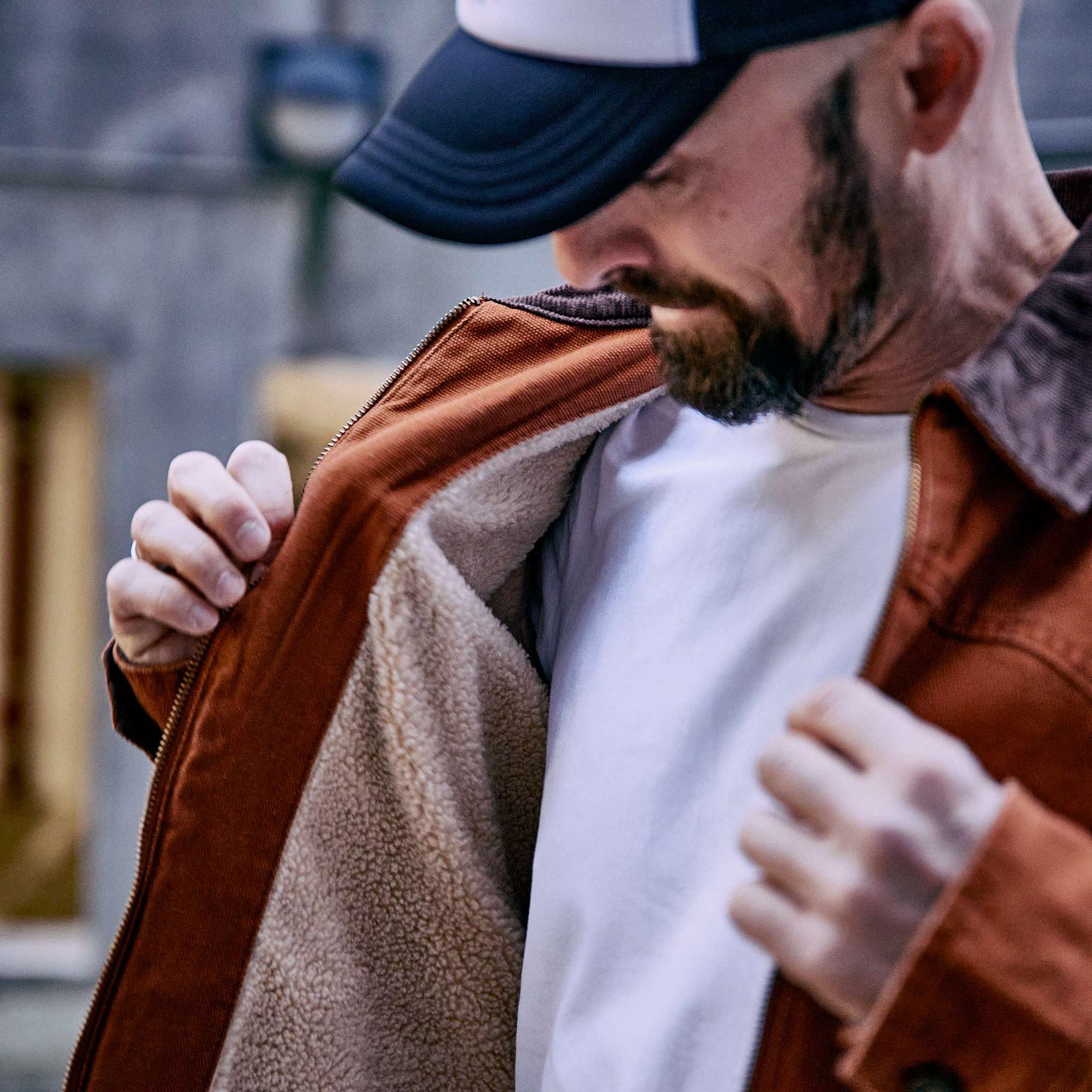 Deus ex machina - hawk canvas jacket - brown