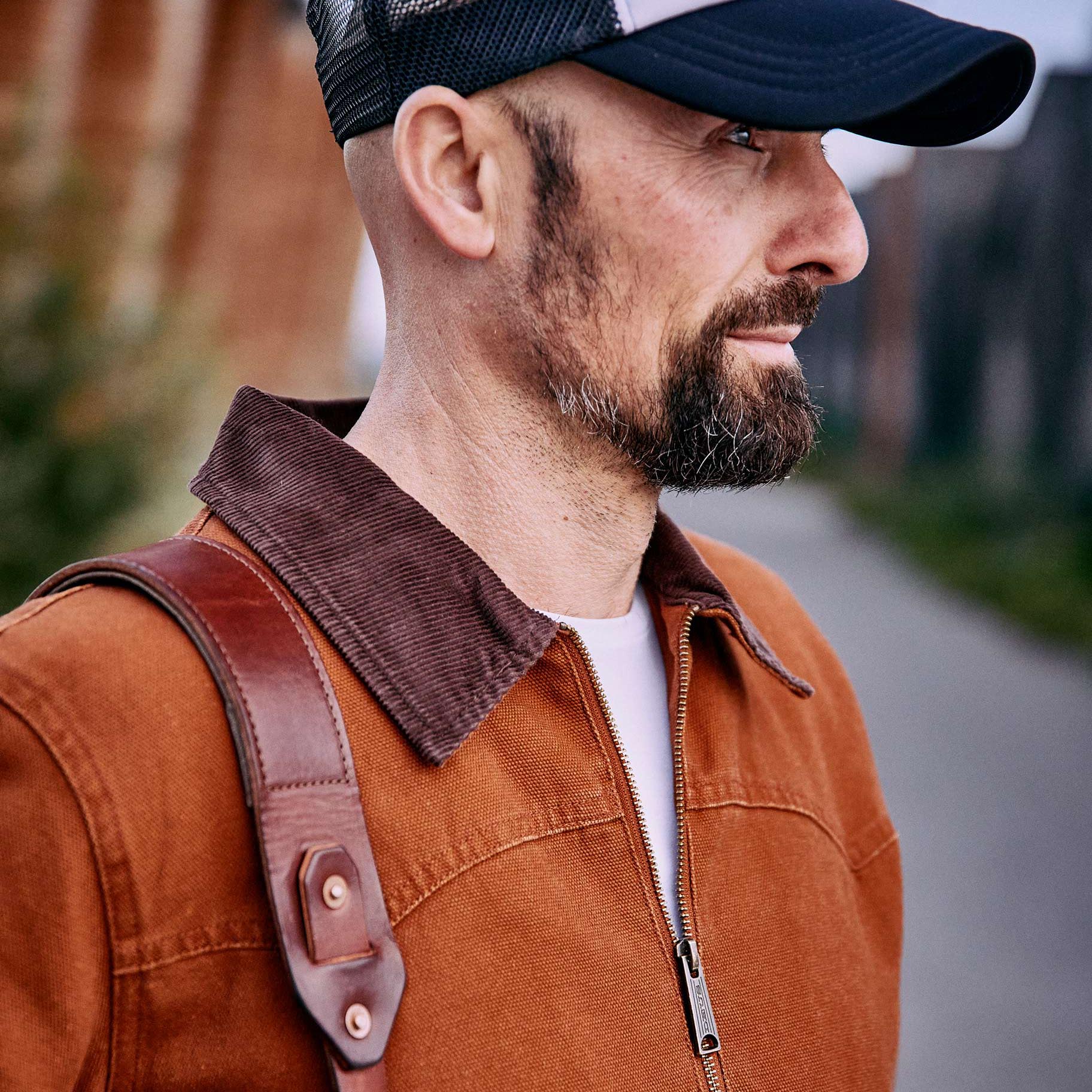 Deus ex machina - hawk canvas jacket - brown