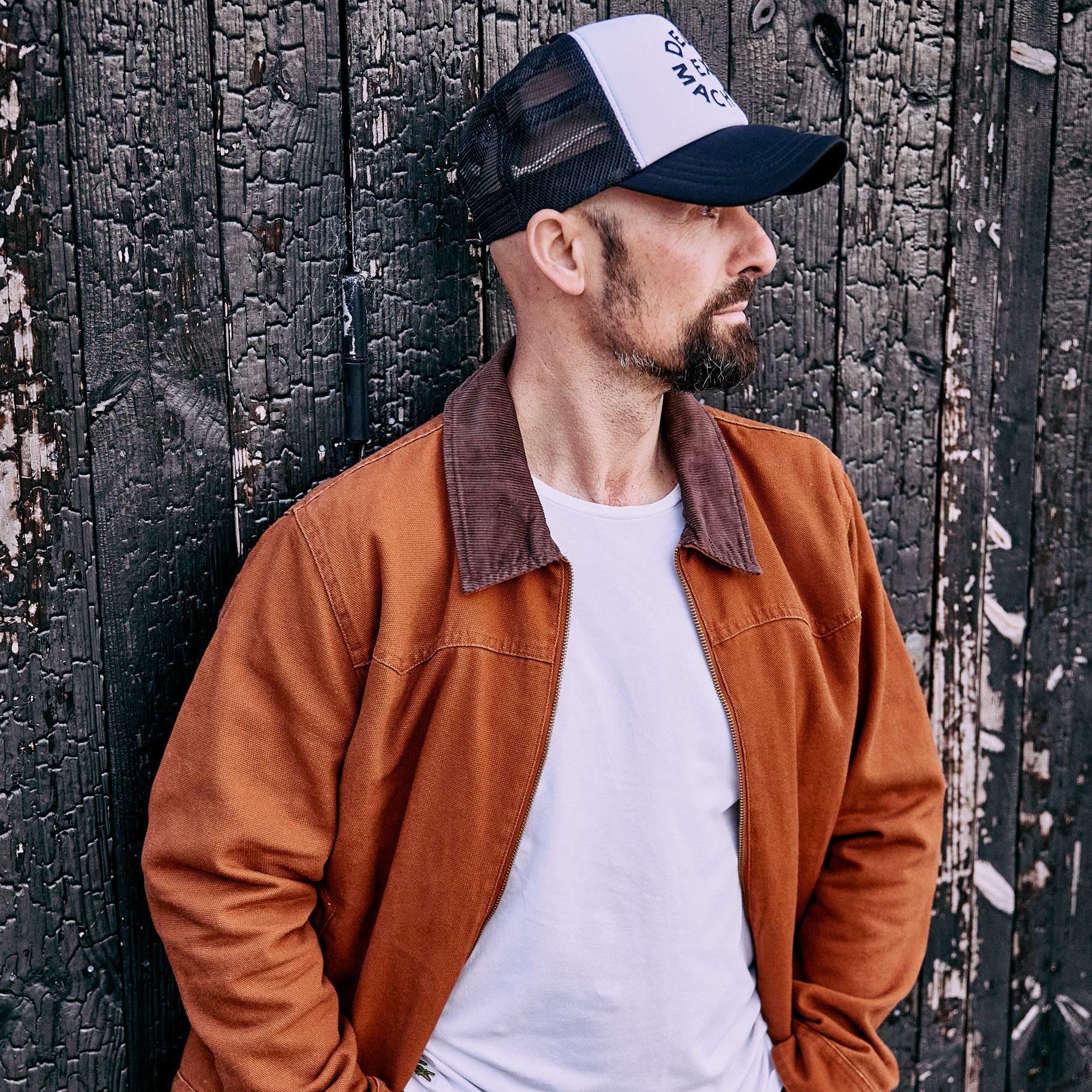 Deus ex machina - hawk canvas jacket - brown