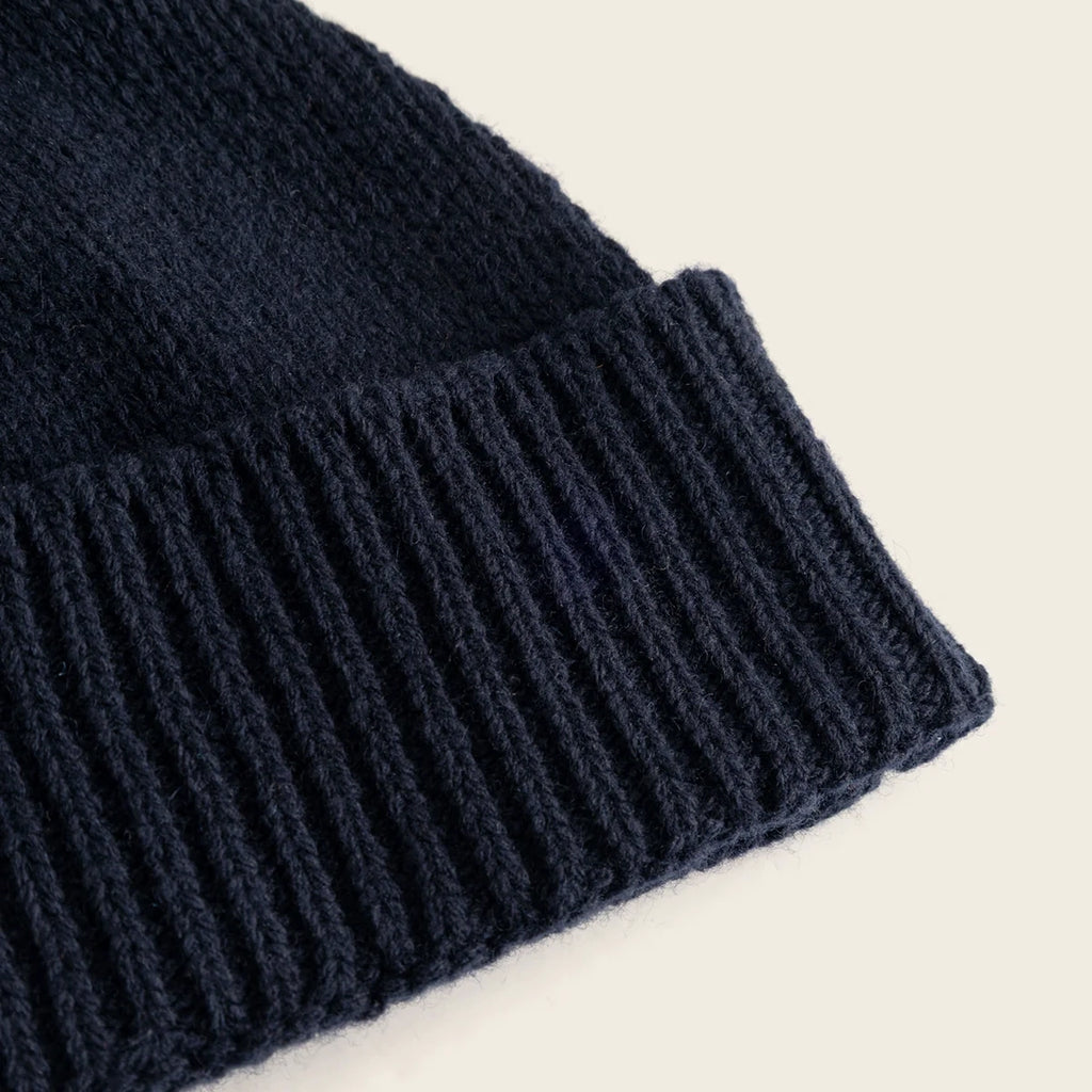Blue de Genes - Wool Beanie - Navy