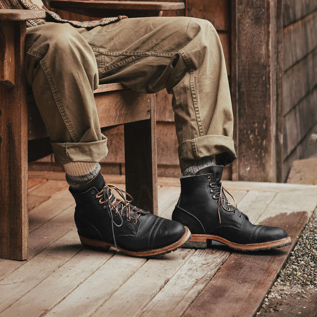 White's Boots - Sherman HALF LUG Black
