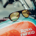 Vallon/Royal Enfield - Moto-Aviators - Dark Tortoise-Yellow