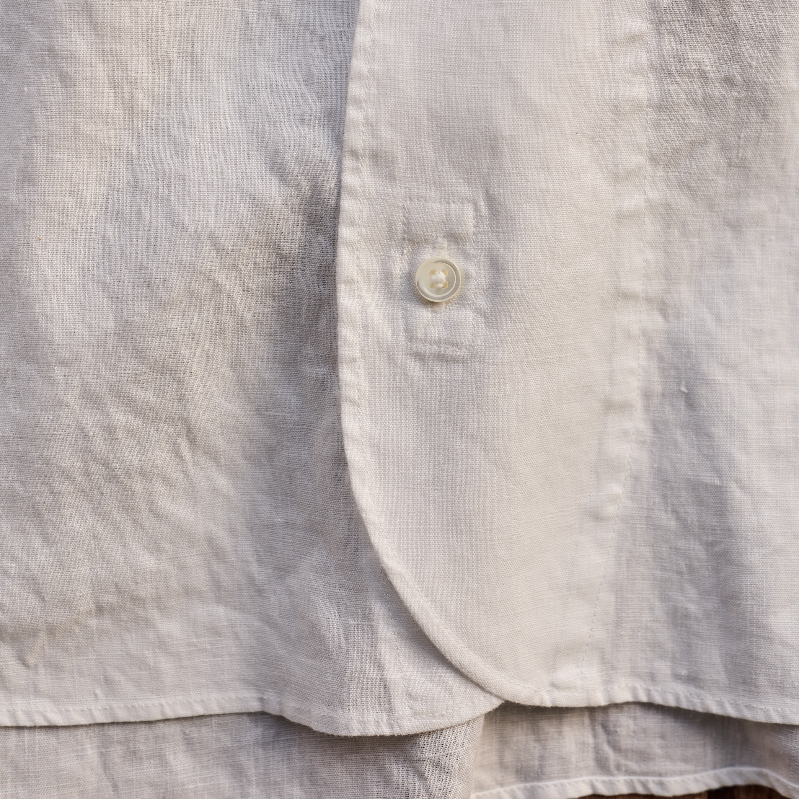 Nigel Cabourn - BRITISH OFFICERS TYPE2 HEMP - Hvid